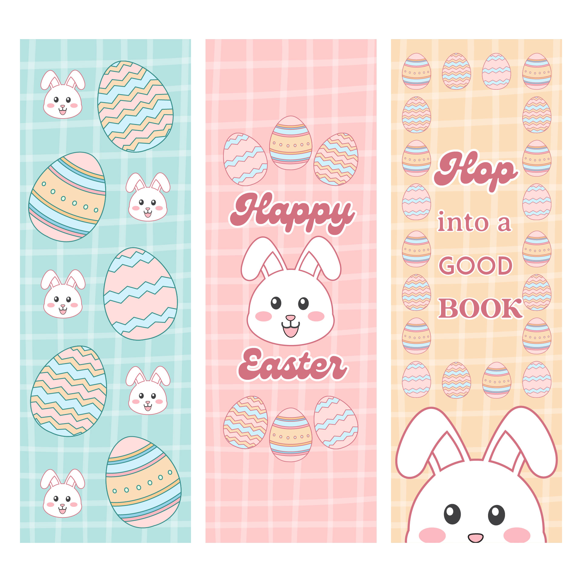 Easter Egg Hunt Themed Bookmarks