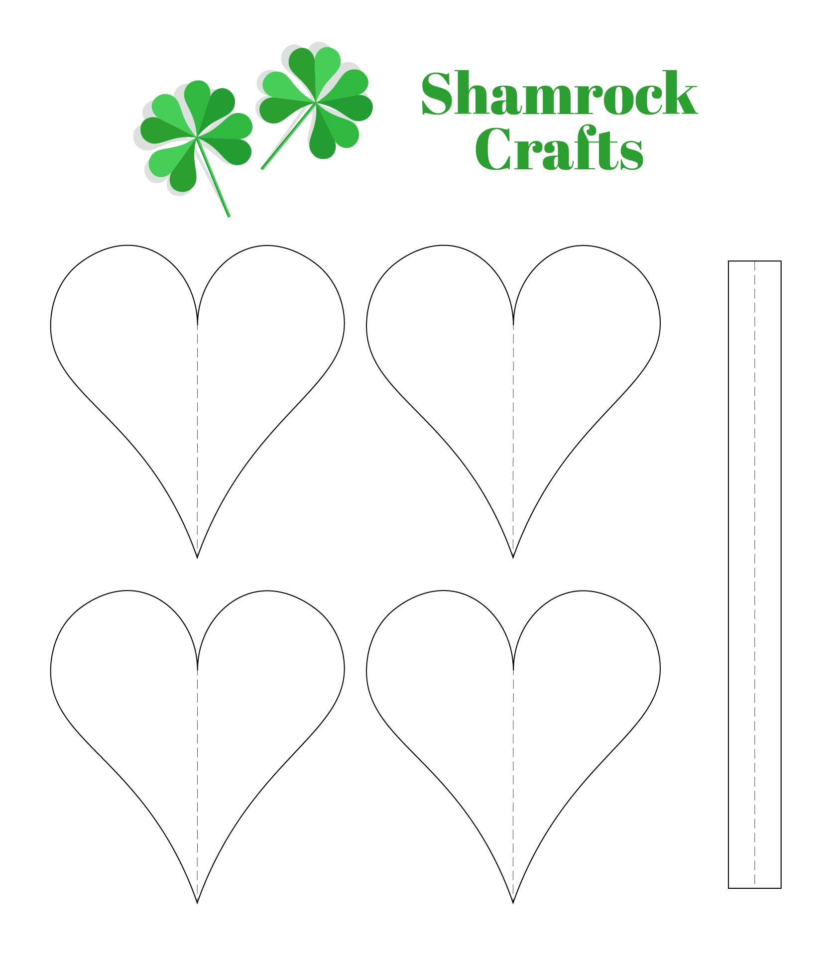 Four Leaf Shamrock Crafts for Kids