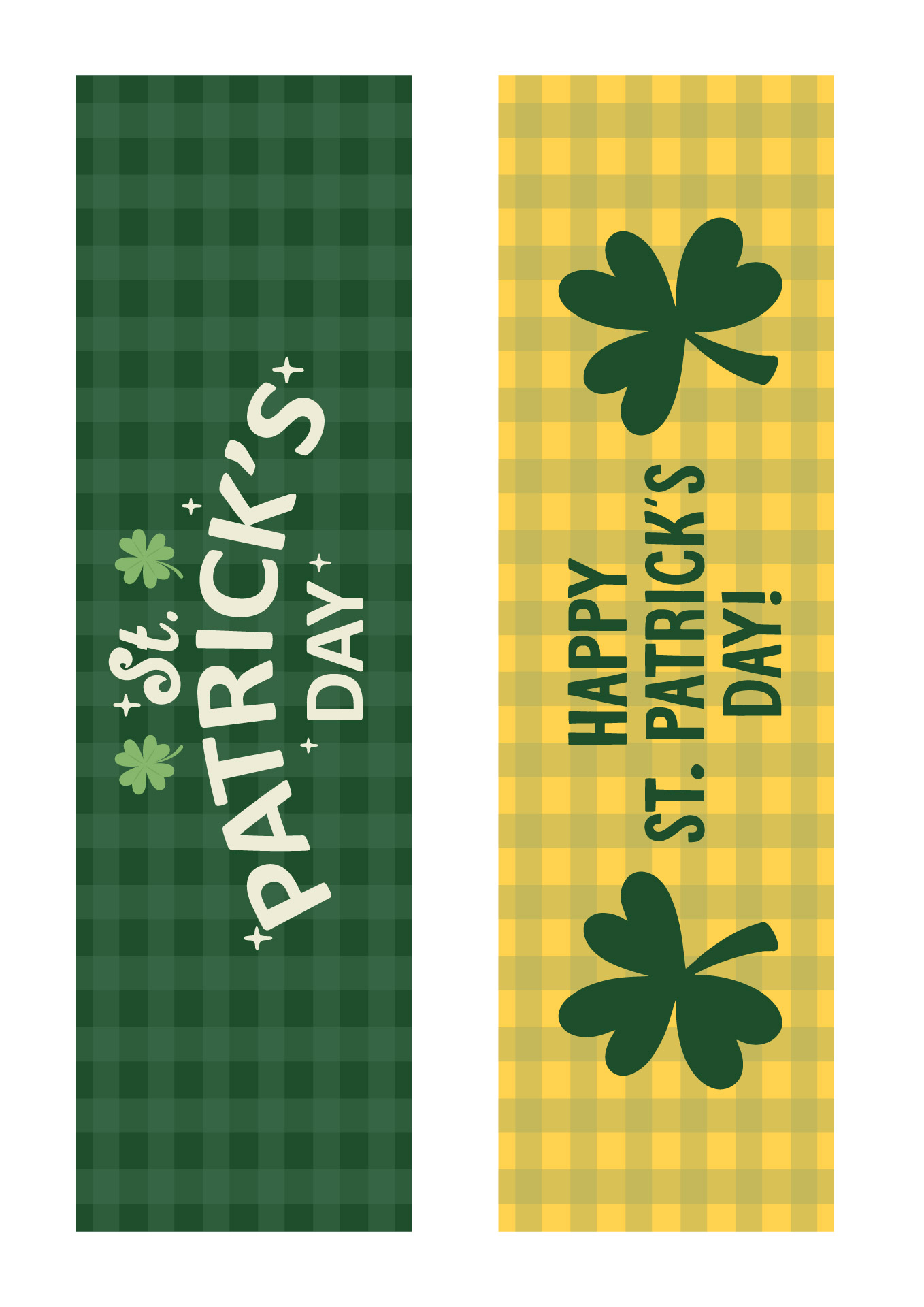Irish Inspired Printable Bookmarks