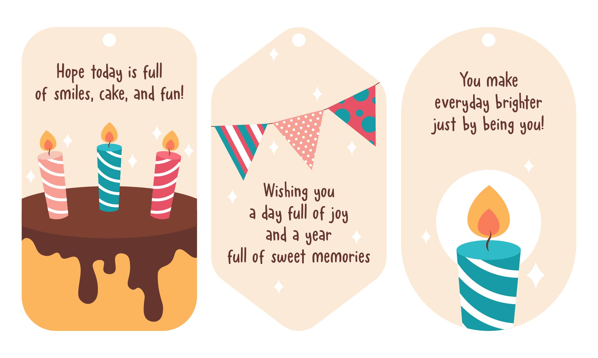 Printable Birthday Gift Tags Word Printable Birthday Gift Tags Word