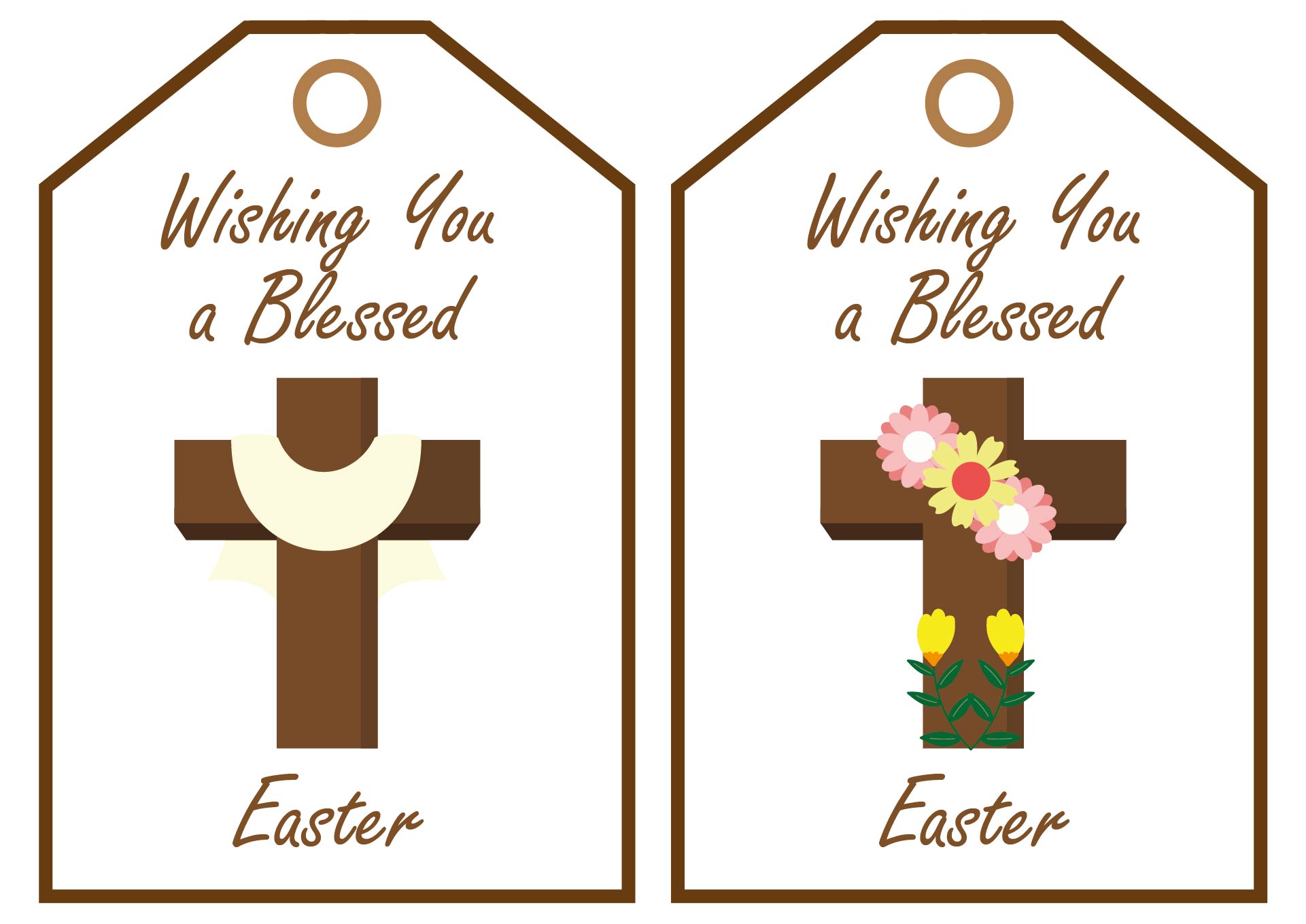 Printable Christian Tags for Easter Baskets