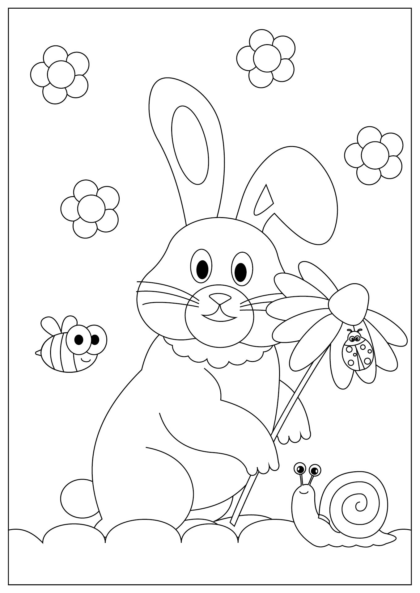 Printable Spring Animals Coloring Sheets Printable Spring Animals Coloring Sheets