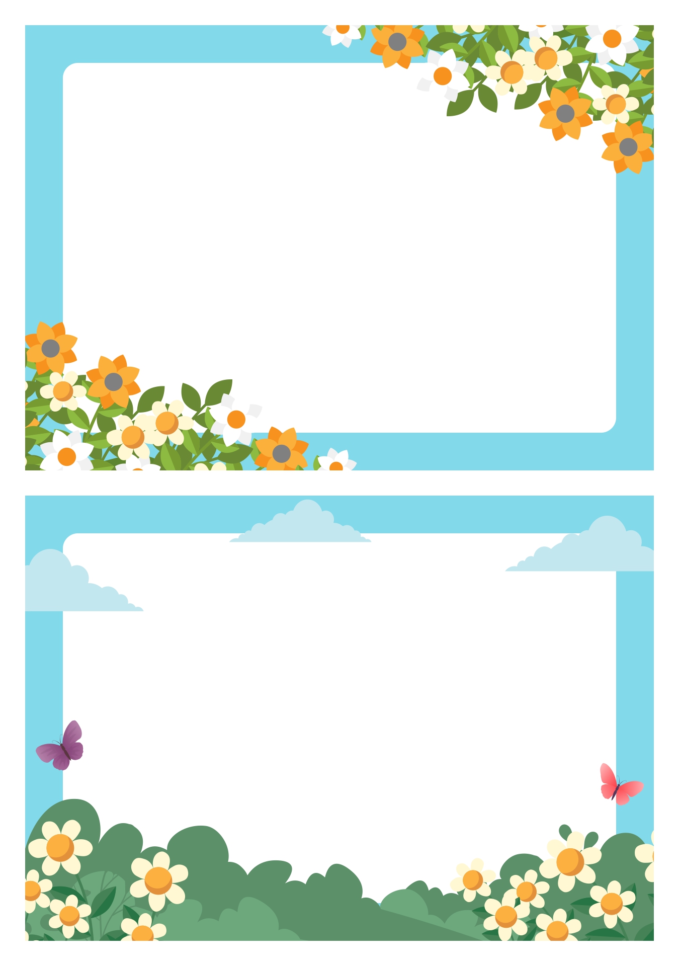 Printable Spring Name Tags for Toddlers