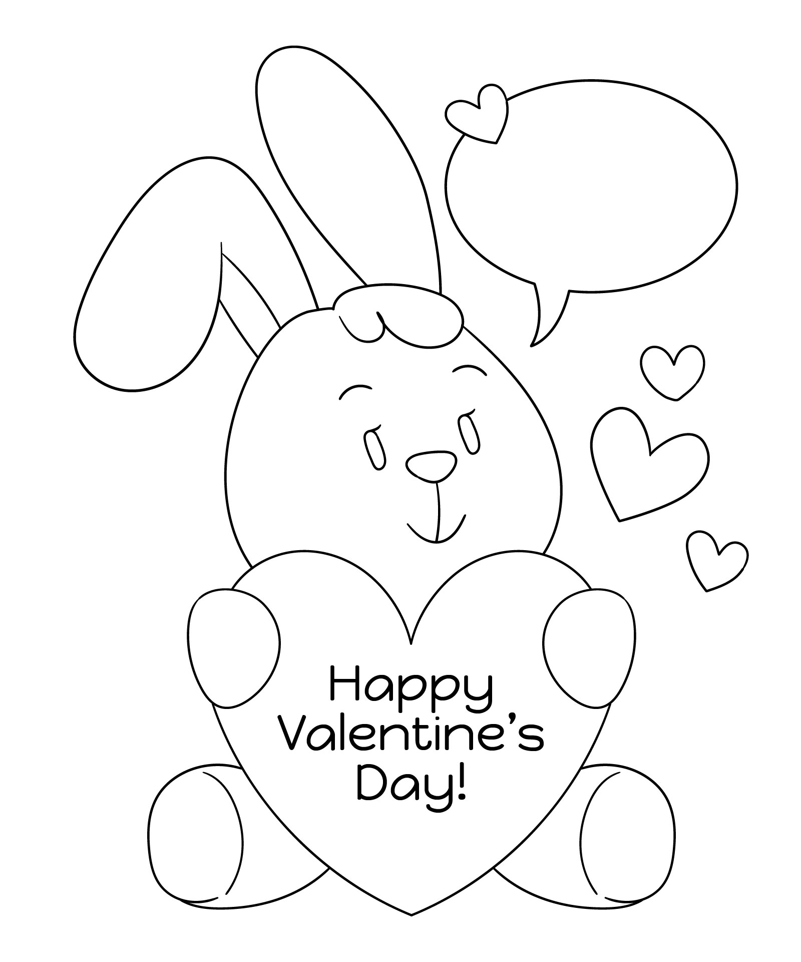 Printable Sweet Valentine Cards To Color Printable Sweet Valentine Cards To Color