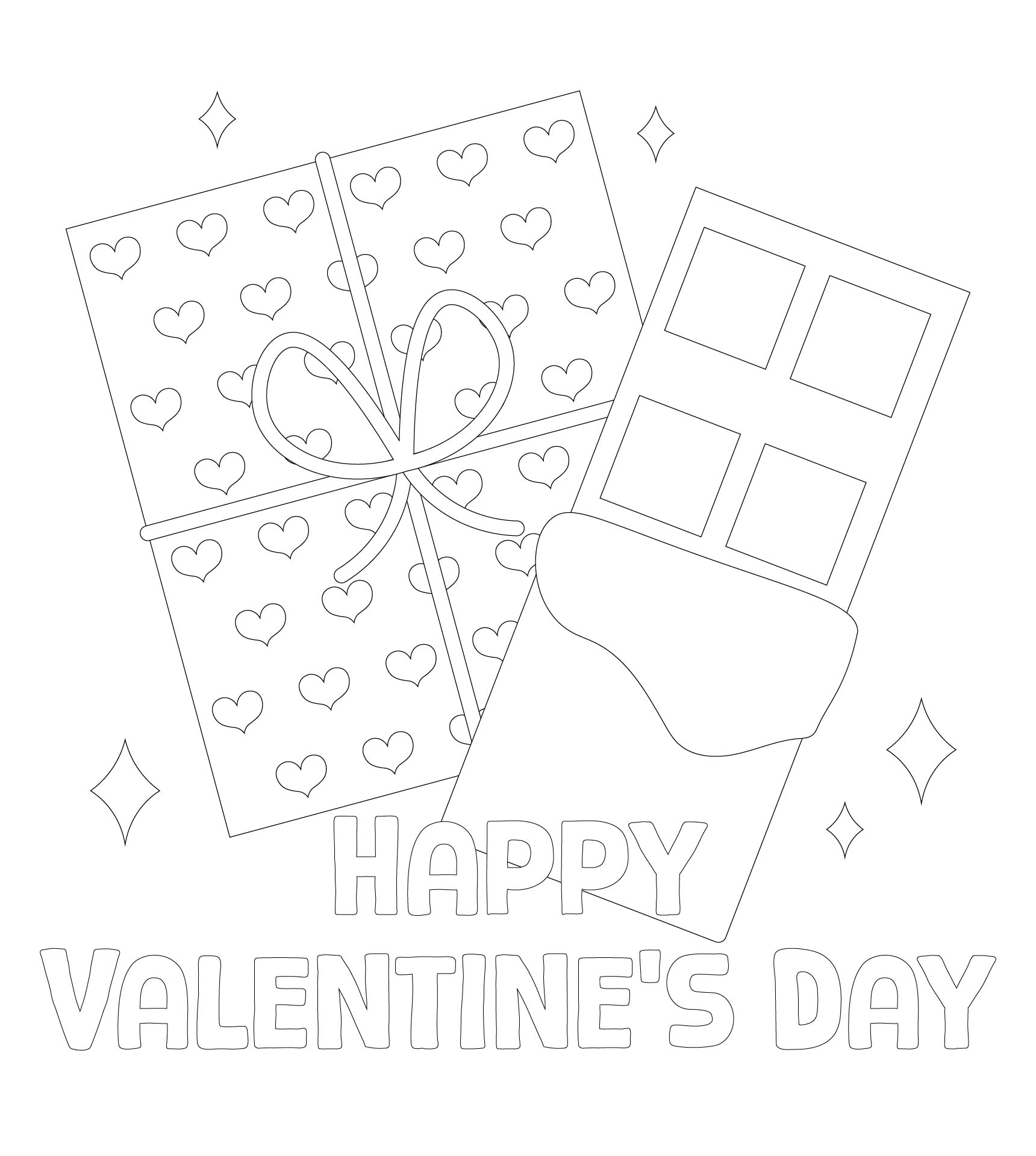 Printable Valentines Day Coloring Pages