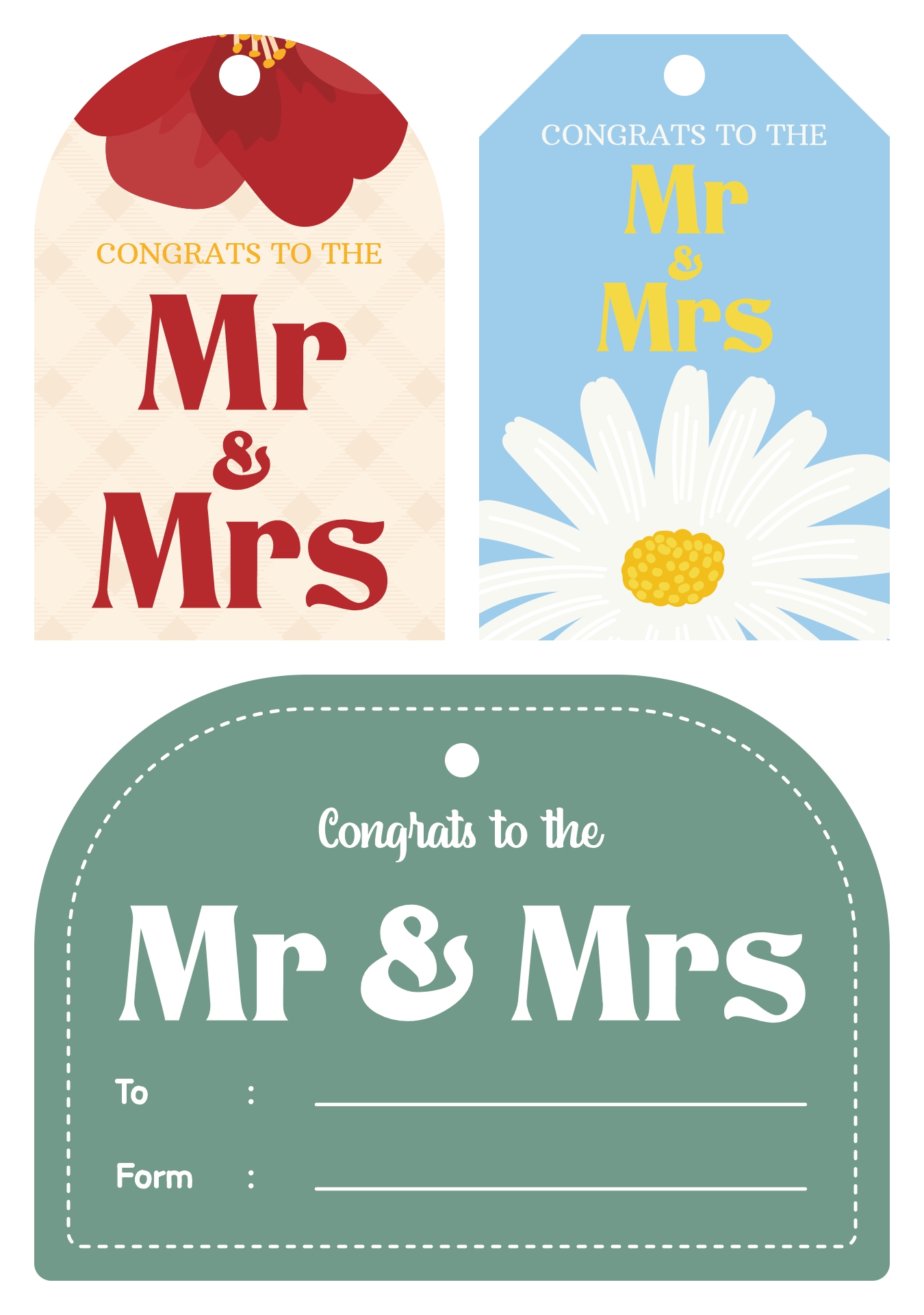 Printable Wedding Gift Tags Word Printable Wedding Gift Tags Word