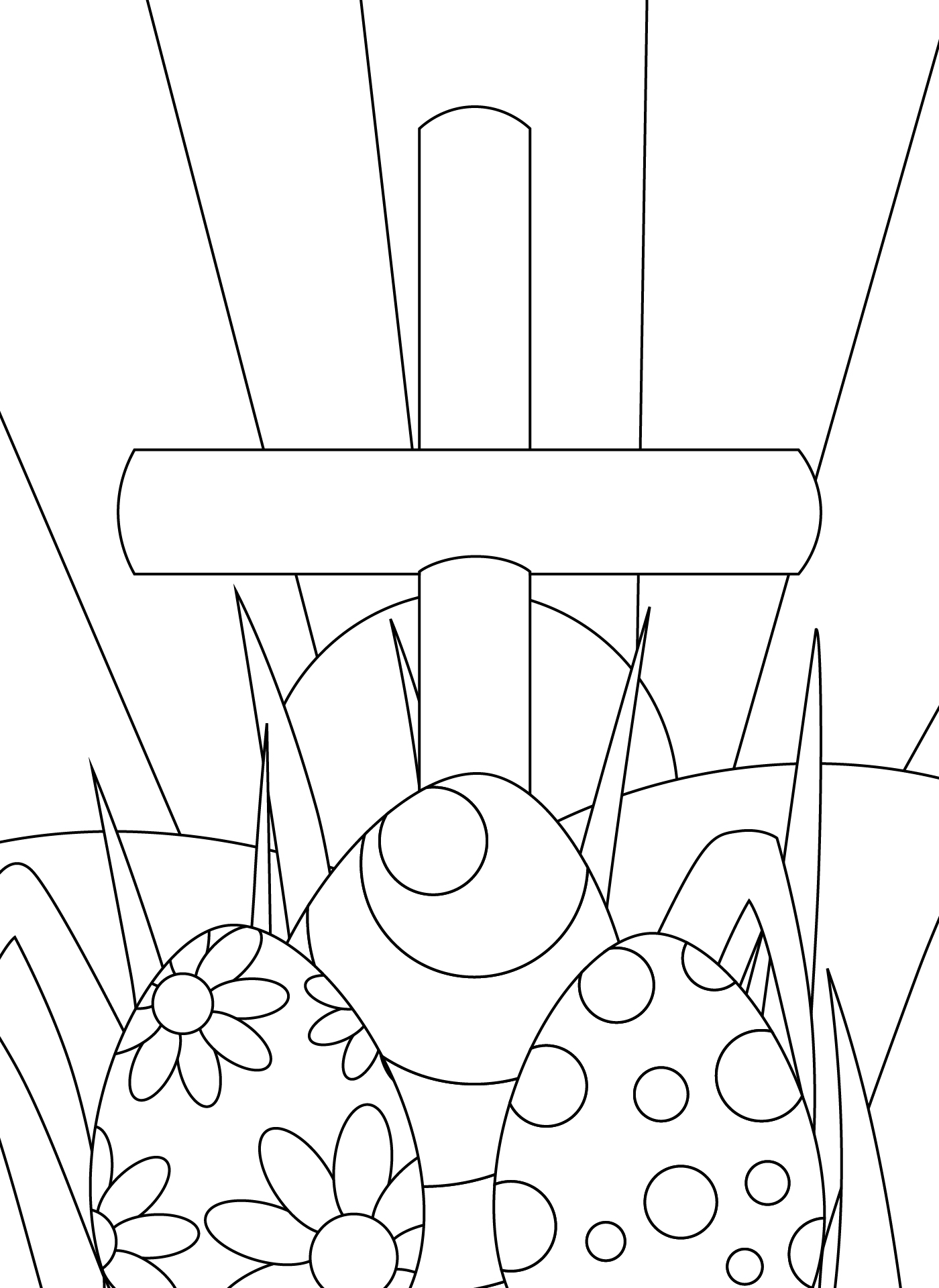 Religious Easter Coloring Pages for Kids Printable Religious Easter Coloring Pages for Kids Printable