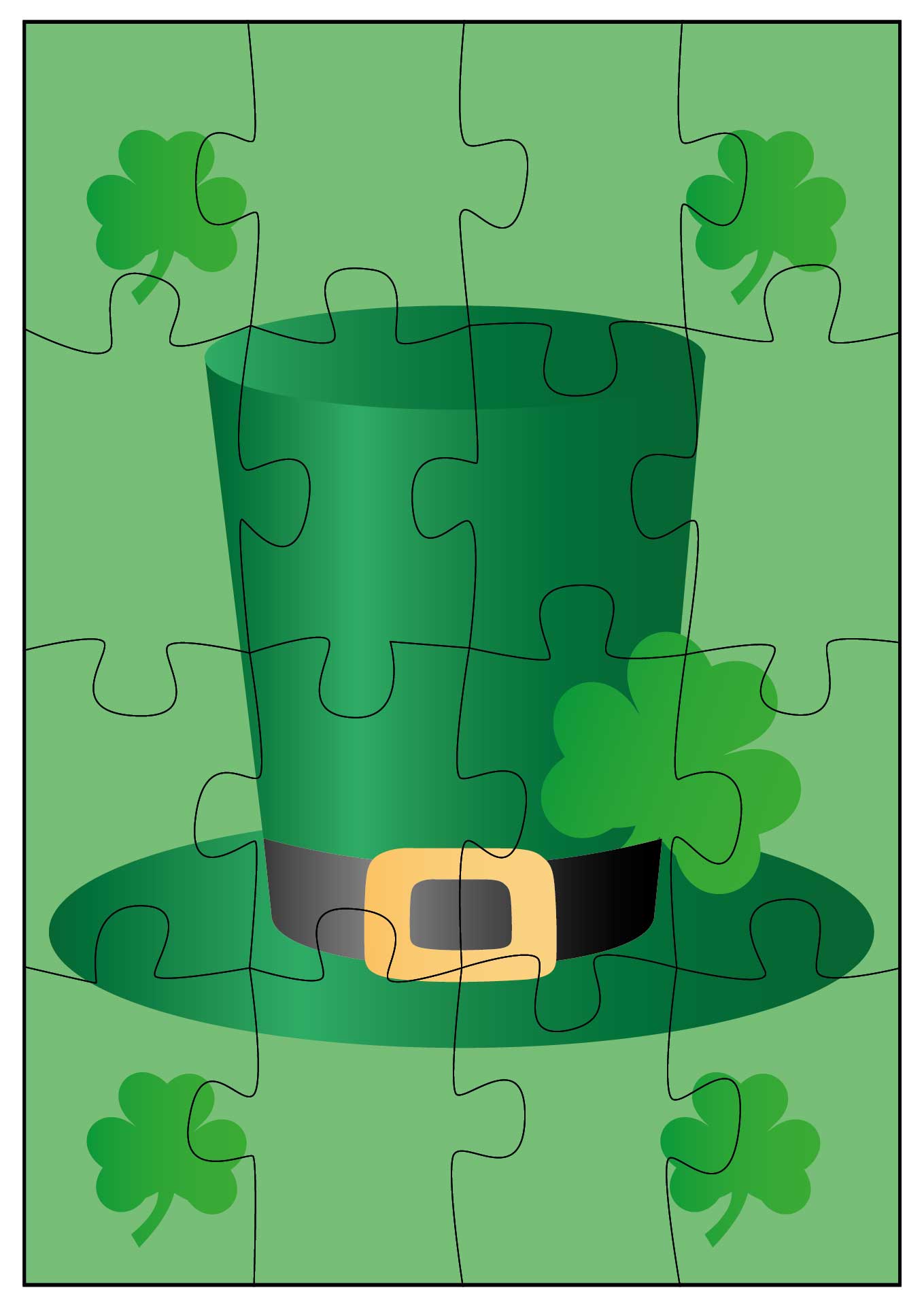 St. Patricks Day Jigsaw Puzzles Printable St. Patricks Day Jigsaw Puzzles Printable