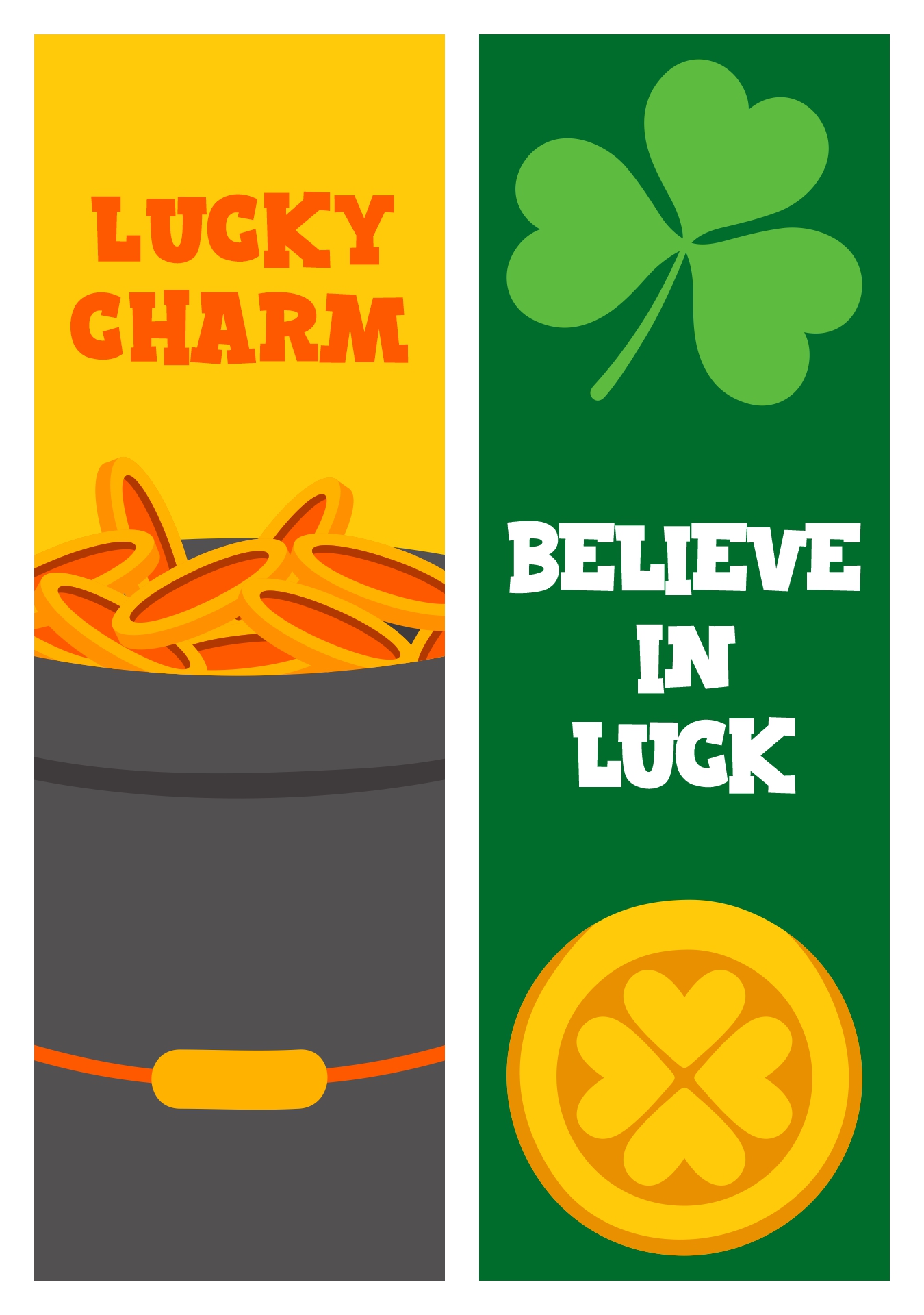 St. Patricks Day Lucky Charms Bookmarks