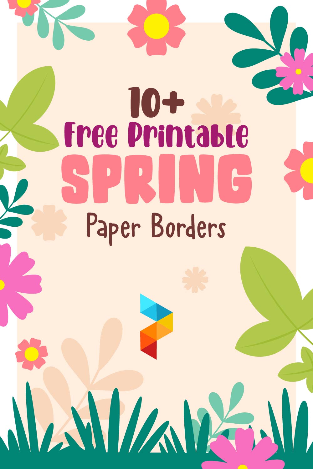 Spring Paper Borders Spring Paper Borders