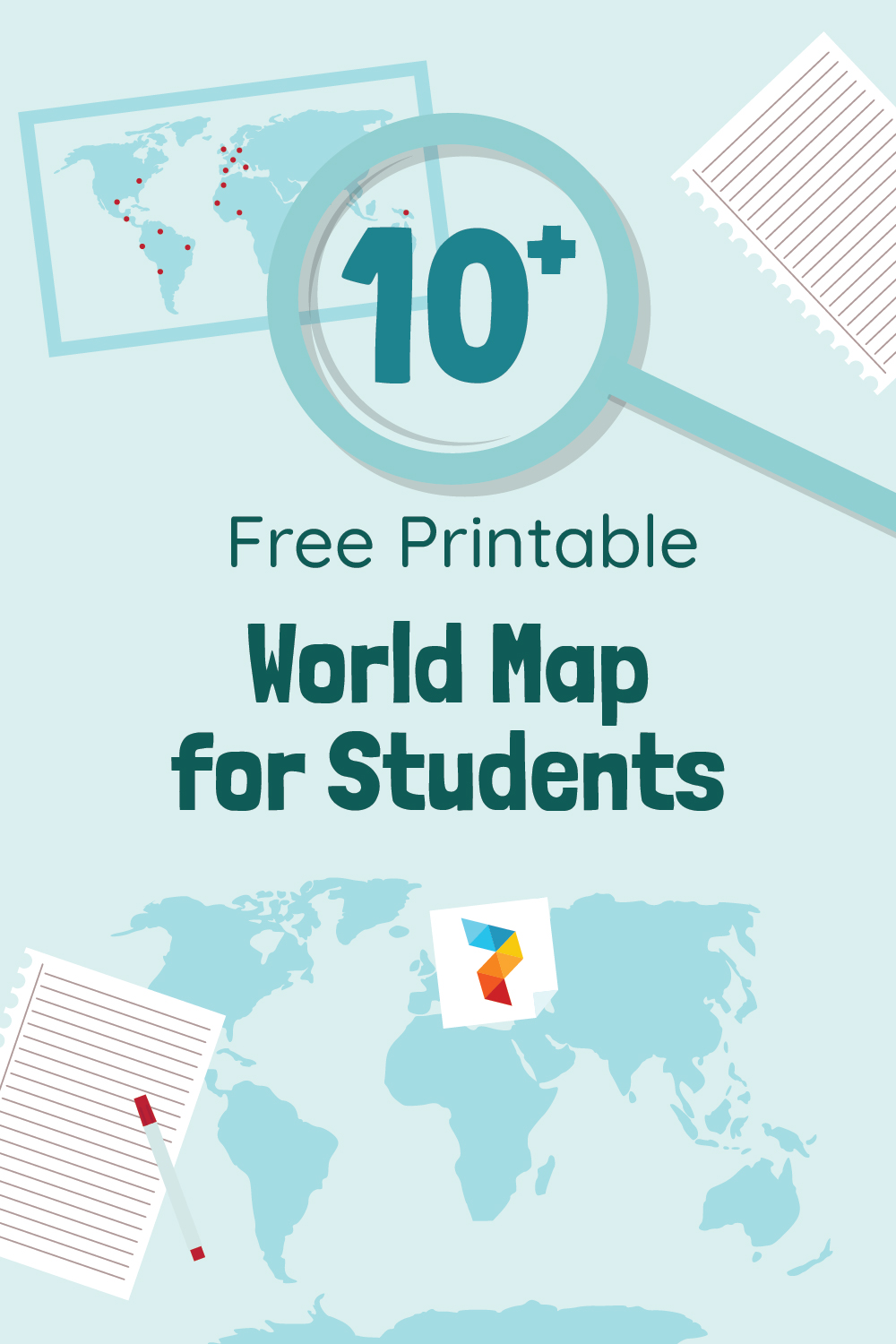 World Map For Students