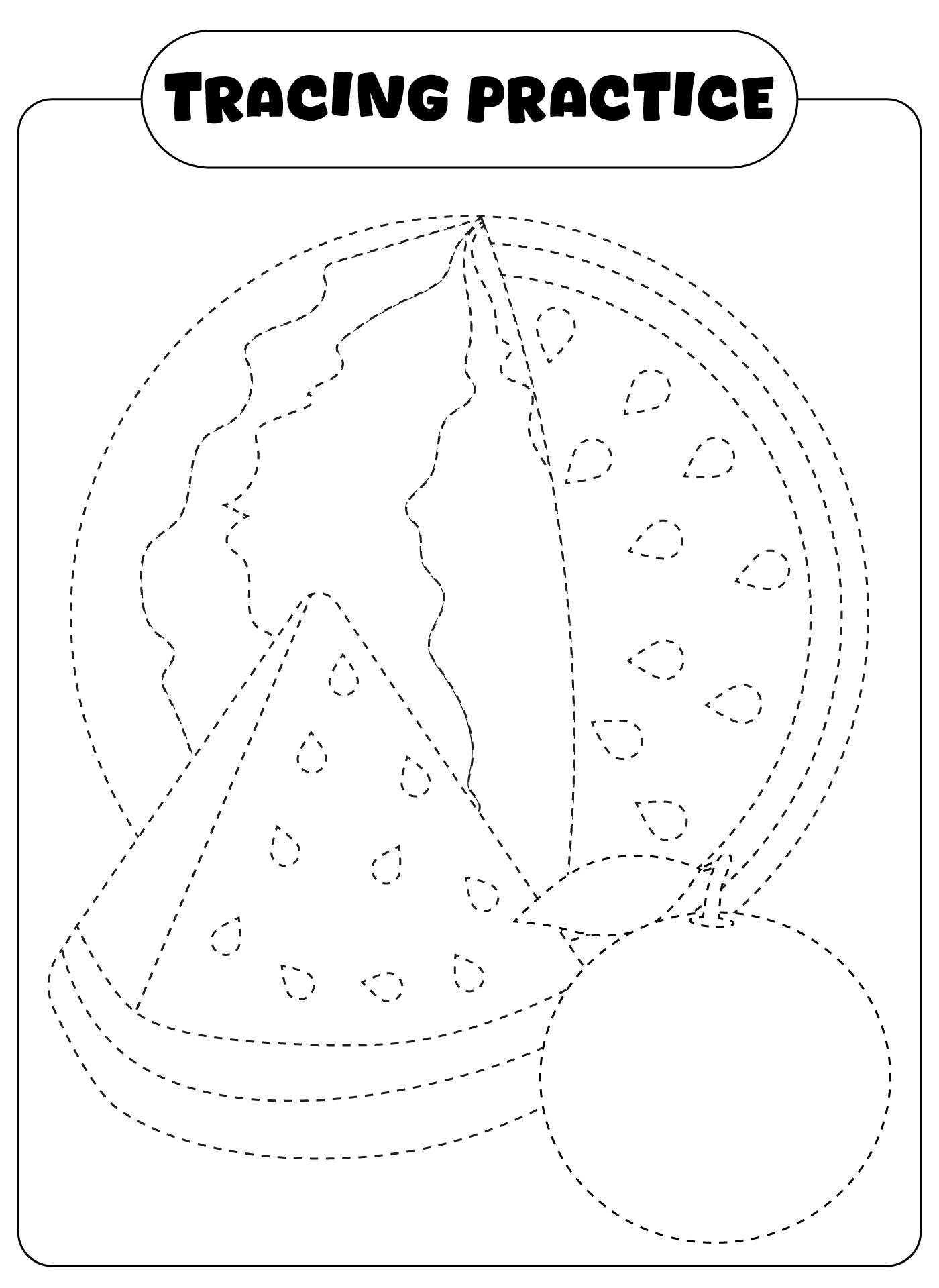 Daily Tracing Printables for Early Learning