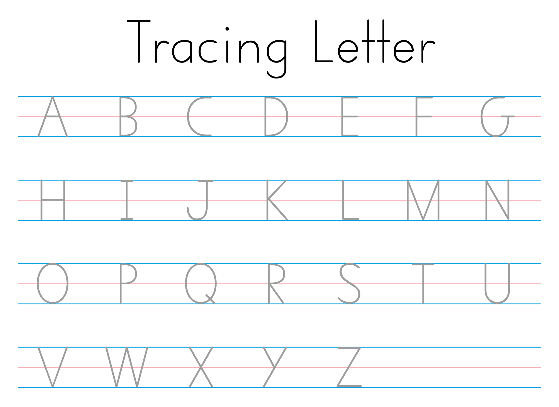 Handwriting Without Tears Preschool Practice Sheets