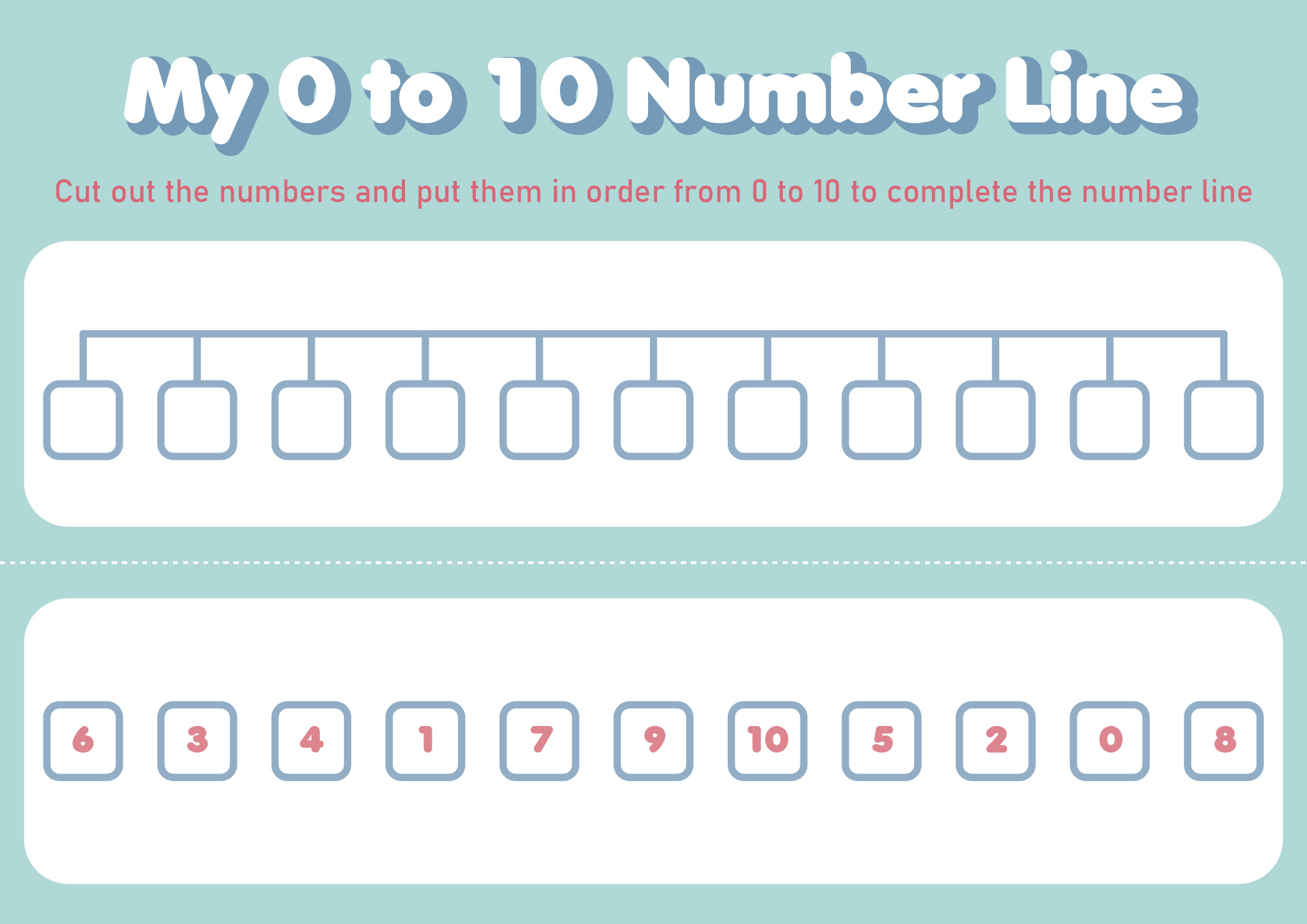 Interactive Number Line 1-10 for Classroom Interactive Number Line 1-10 for Classroom