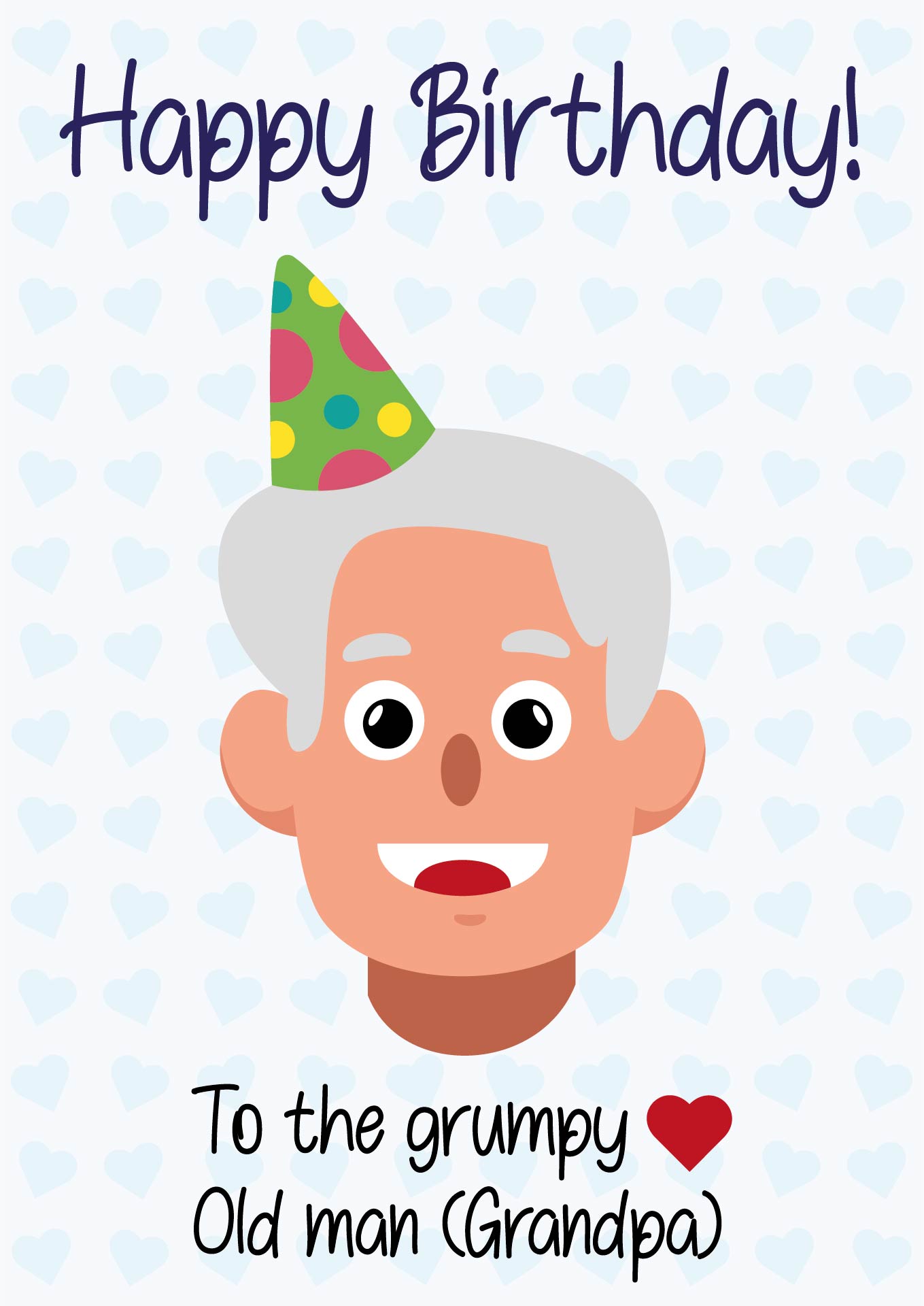 Printable Birthday Cards for Grandpa