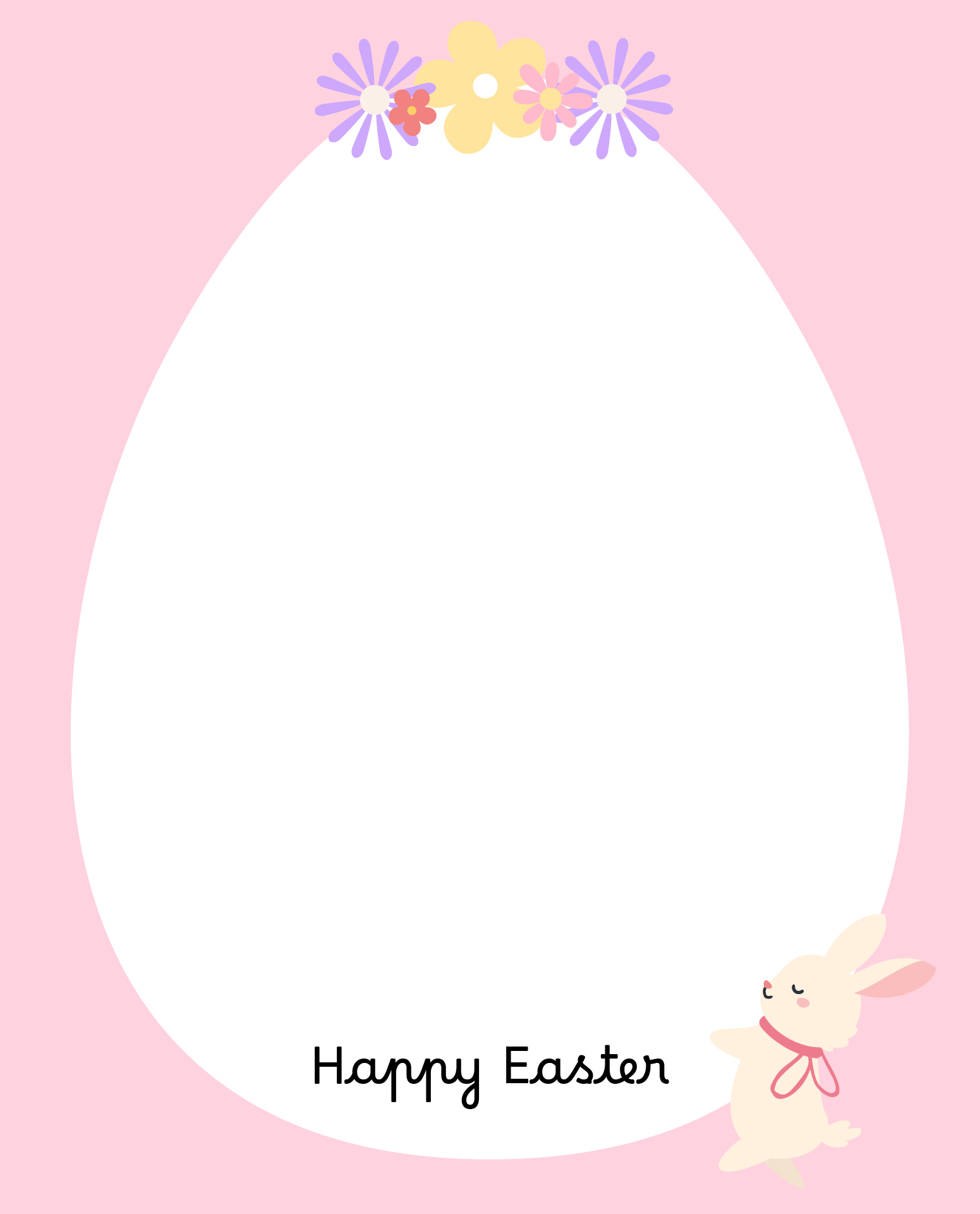 Printable Easter Bunny Letterhead Printable Easter Bunny Letterhead