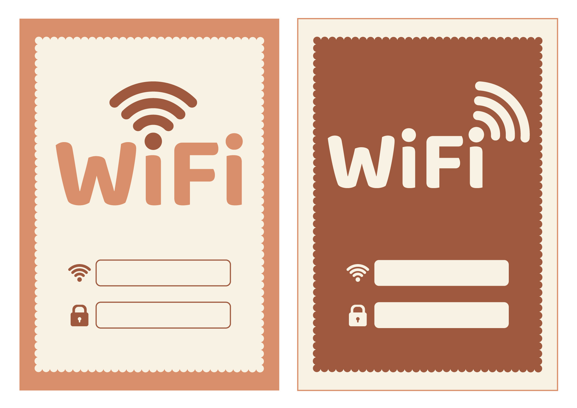 Printable Guest Wifi Password Card