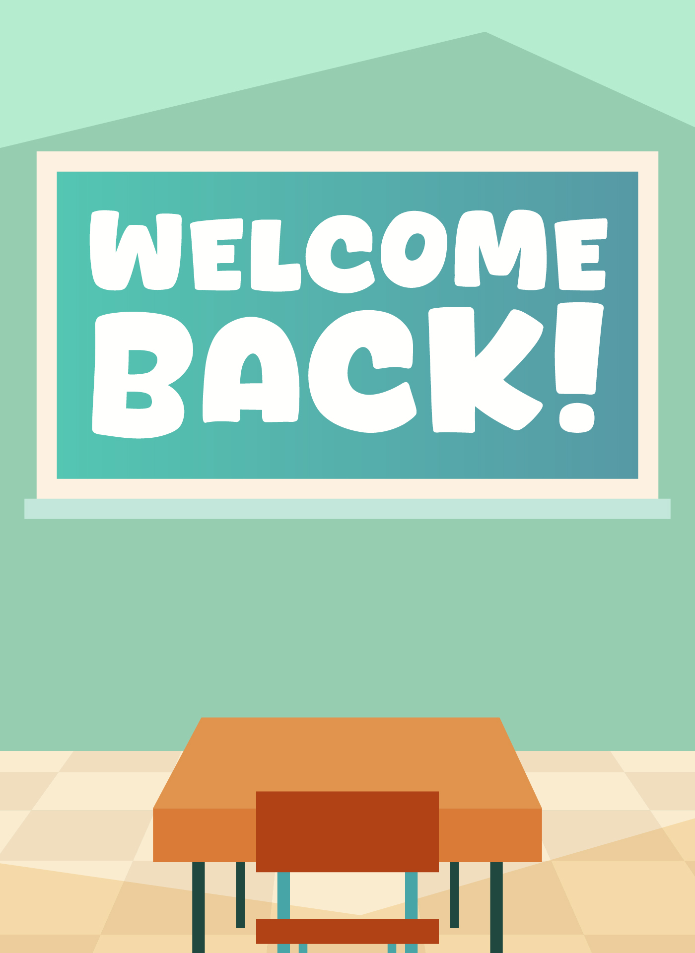 Printable Welcome Back Greeting Cards for Teachers