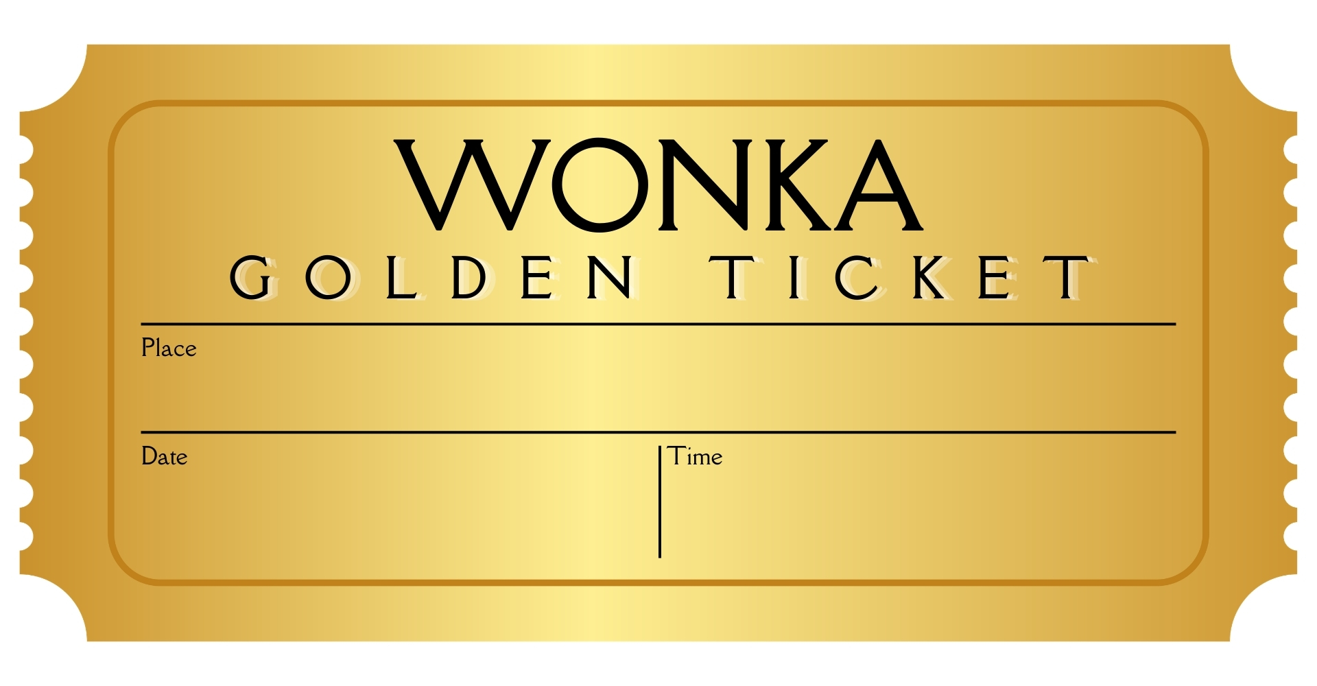 Printable Willy Wonka Golden Ticket Printable Willy Wonka Golden Ticket