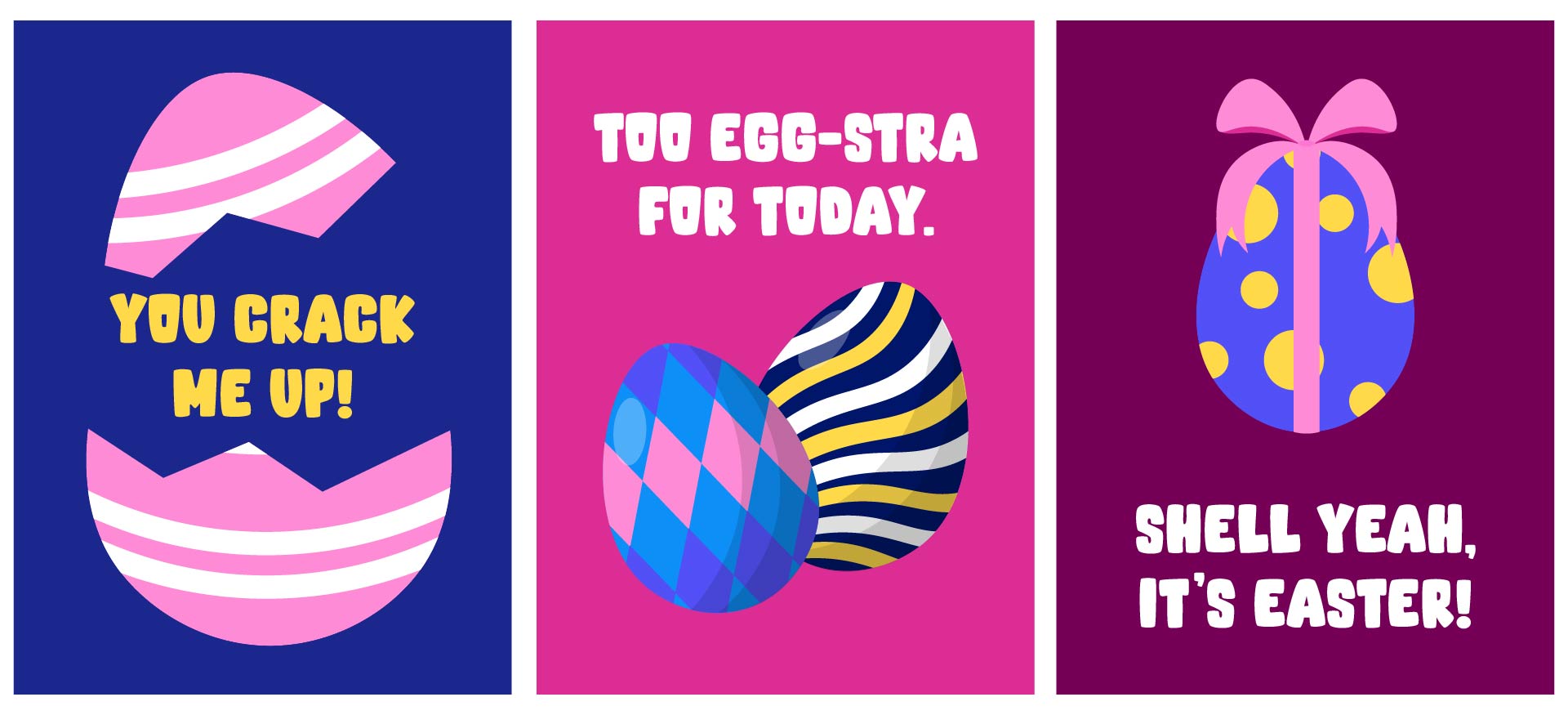 Witty Easter Egg Greeting Cards Printable