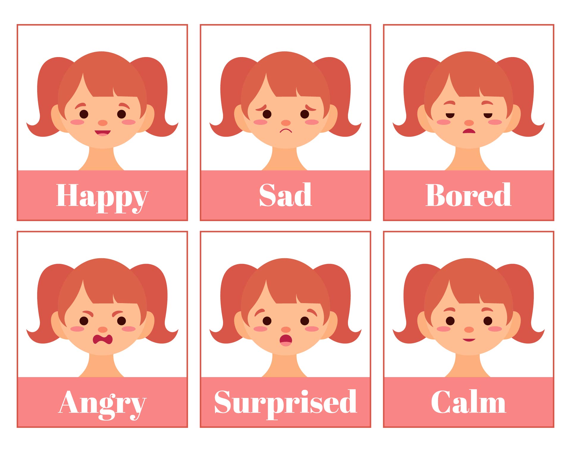 Emotions Cards Printable