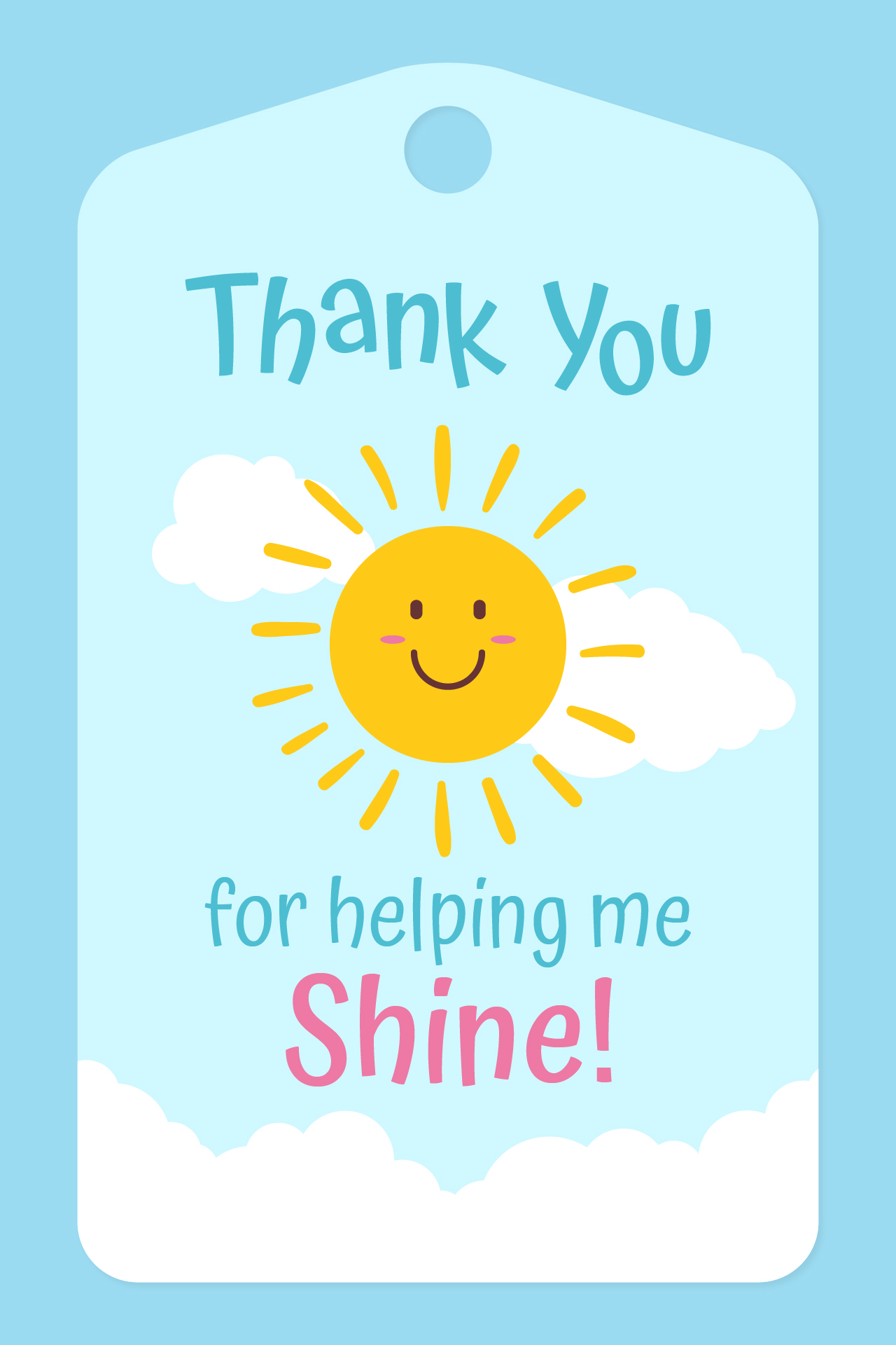 Summer Thank You Cards Printable