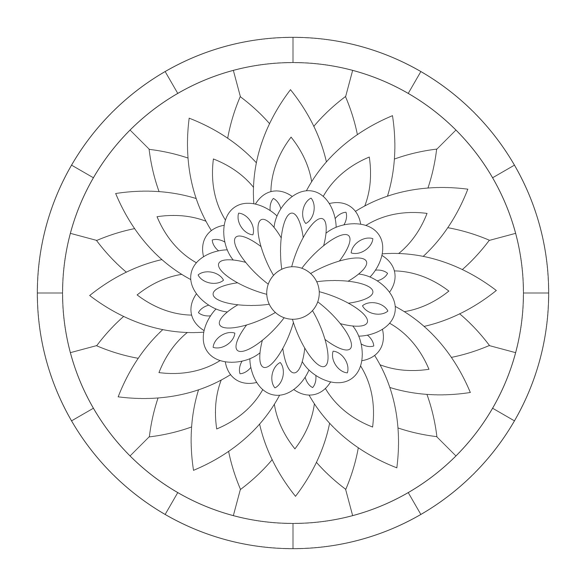 Stained Glass Coloring Pages For Adults