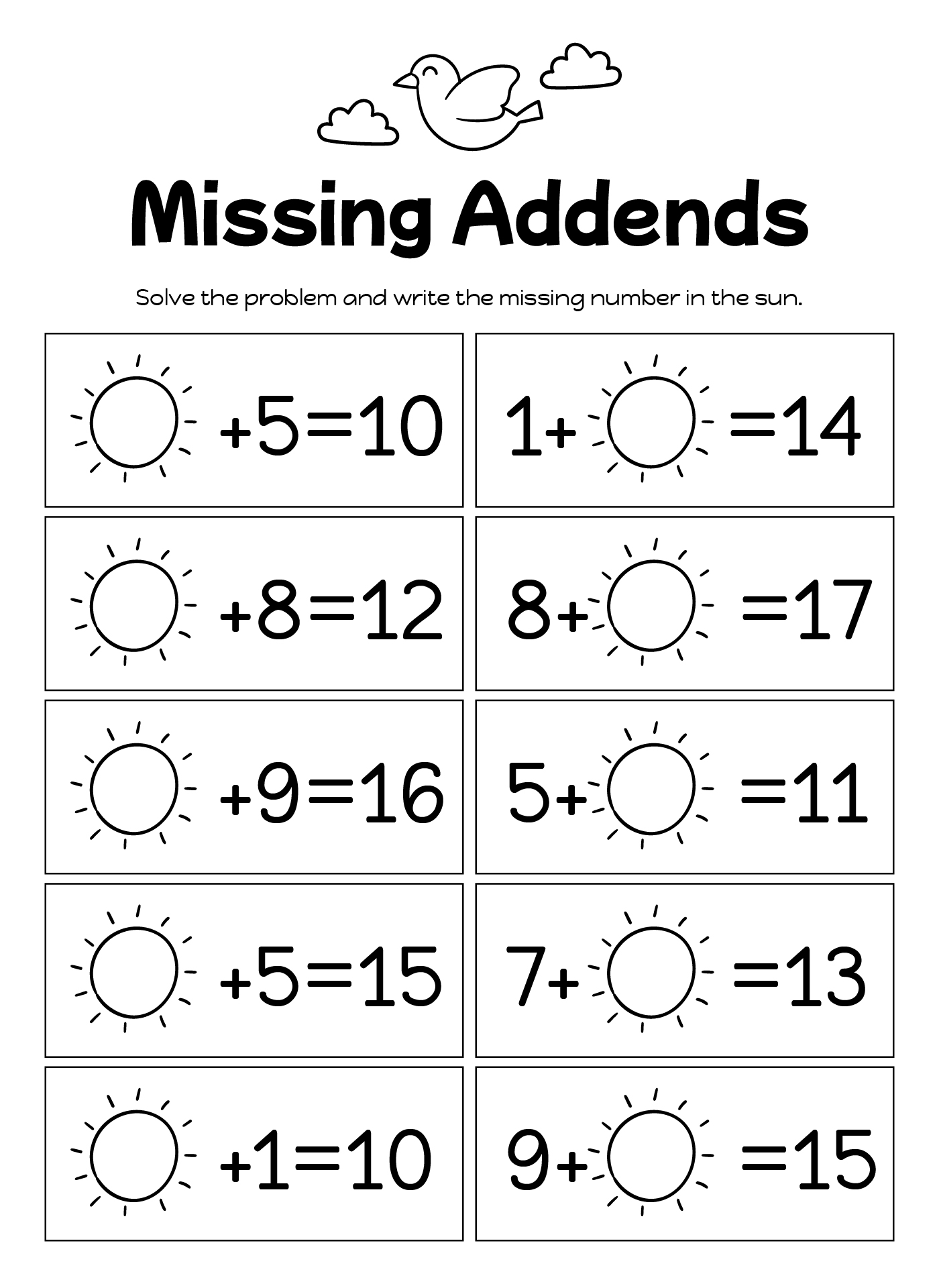 Spring Math And Literacy Printables Worksheet