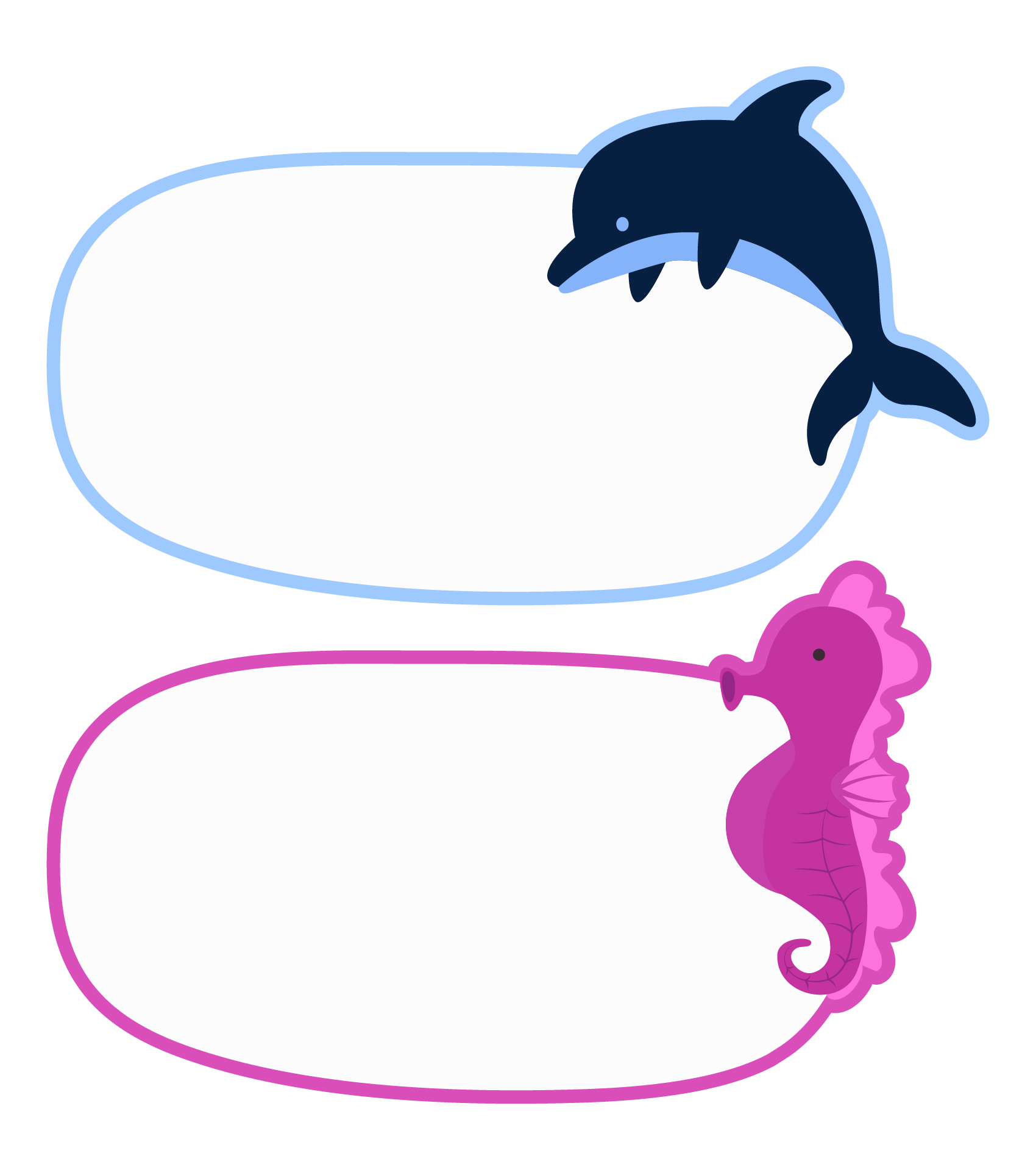 Ocean Theme Classroom Name Tags