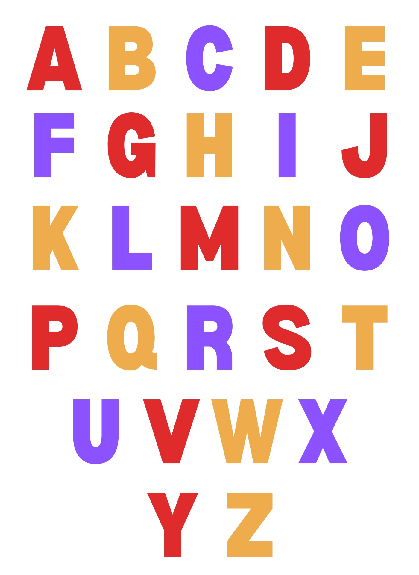 Bold Alphabet Letters Font Printable Bold Alphabet Letters Font Printable