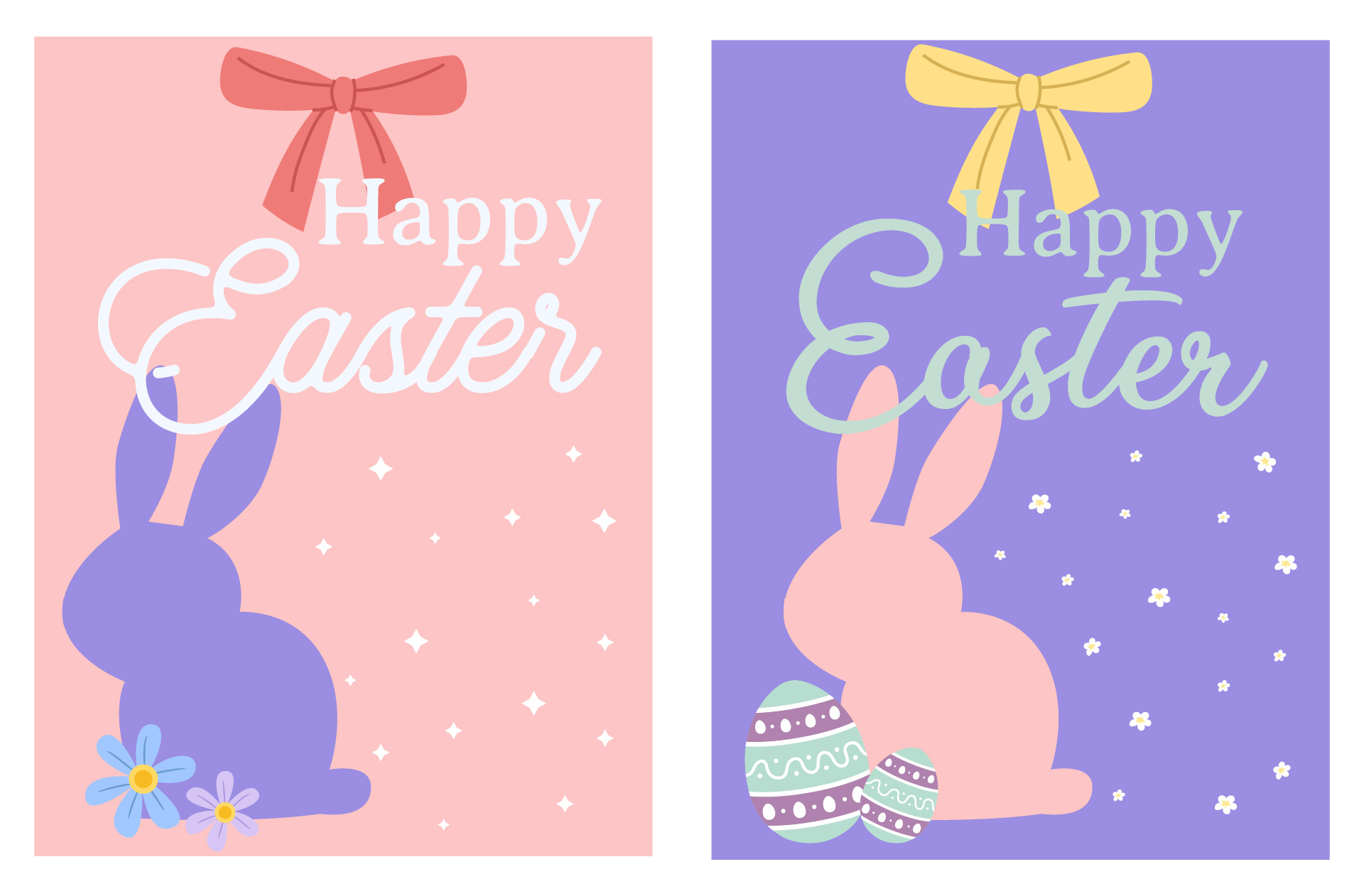 Colorful Hoppy Easter Tag Printables