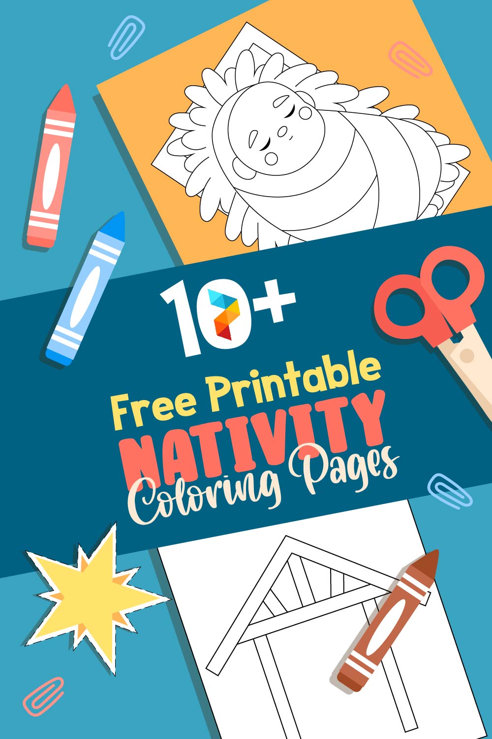 Nativity Coloring Pages Nativity Coloring Pages