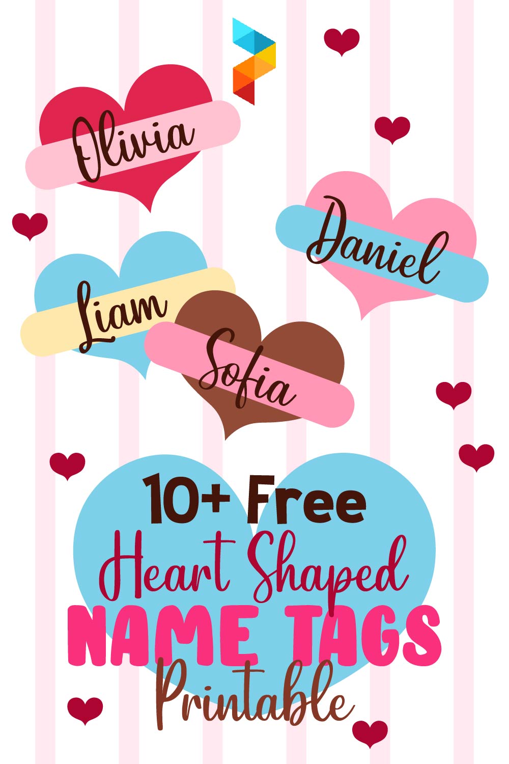 Heart Shaped Name Tags