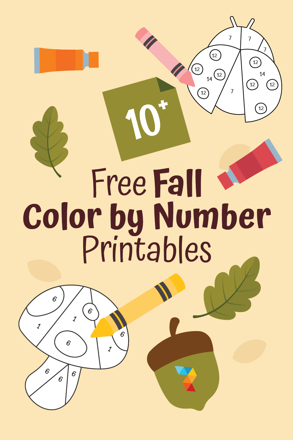 Fall Color By Number