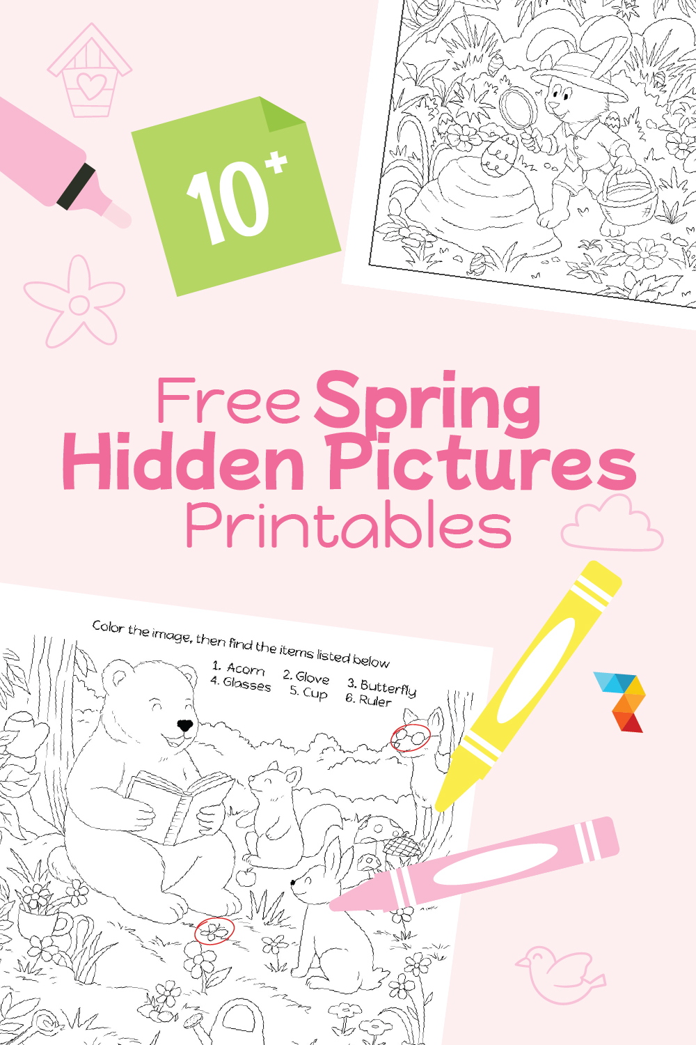 Spring Hidden Pictures