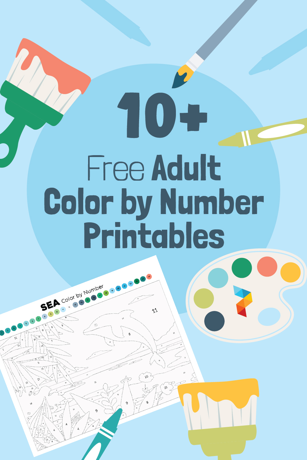 Adult Color By Number