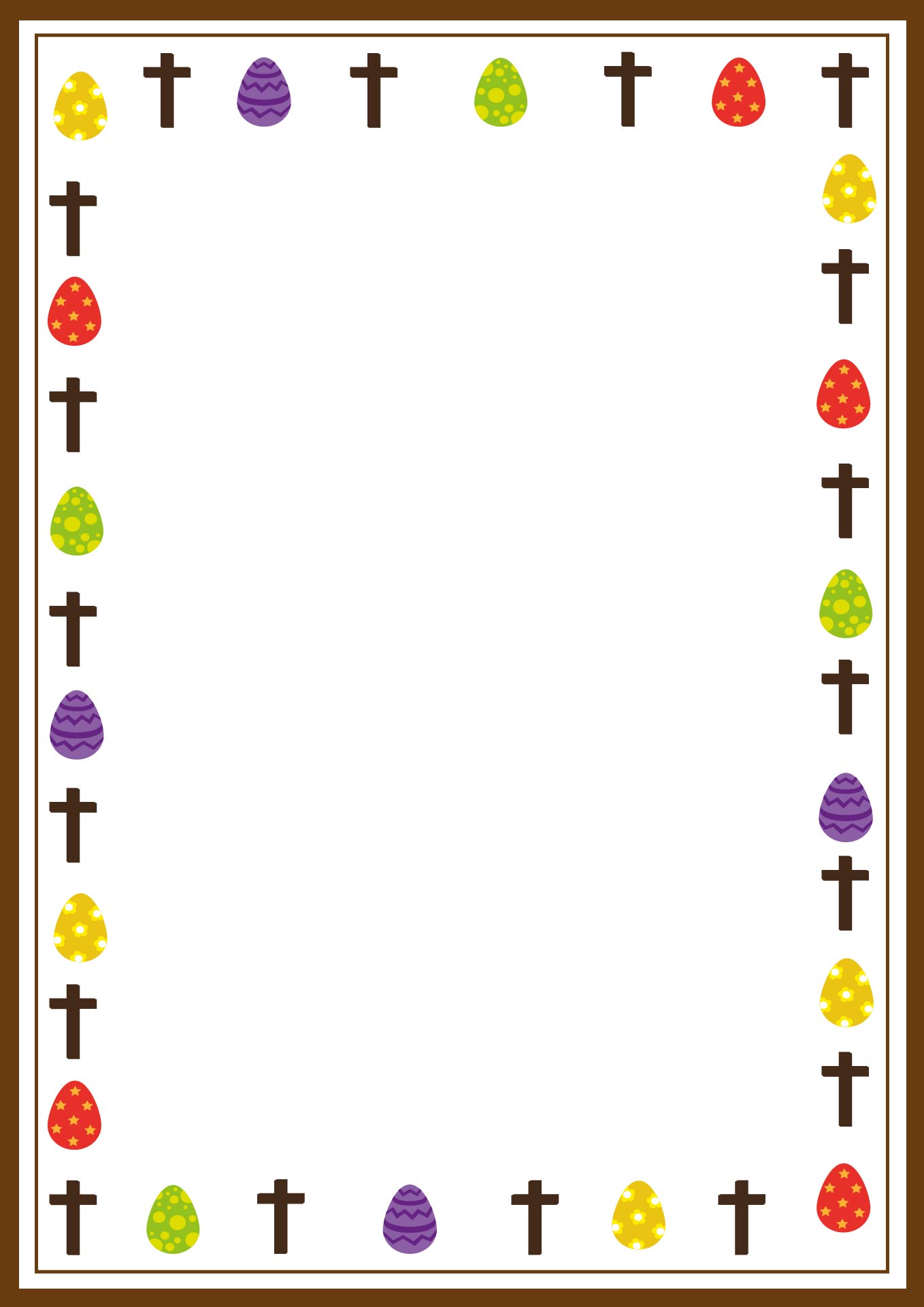 Easter Celebration Borders Photo Template Easter Celebration Borders Photo Template