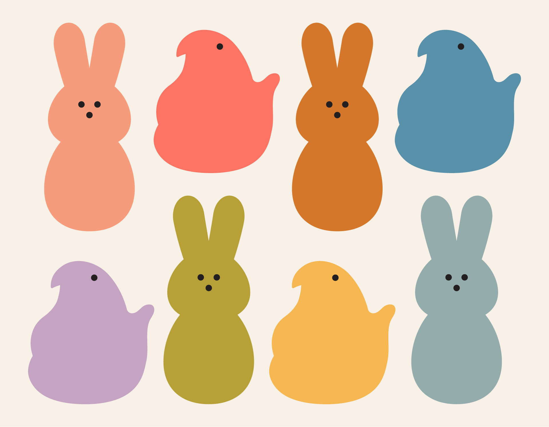 Easter Peeps Chick Craft Sheet Easter Peeps Chick Craft Sheet