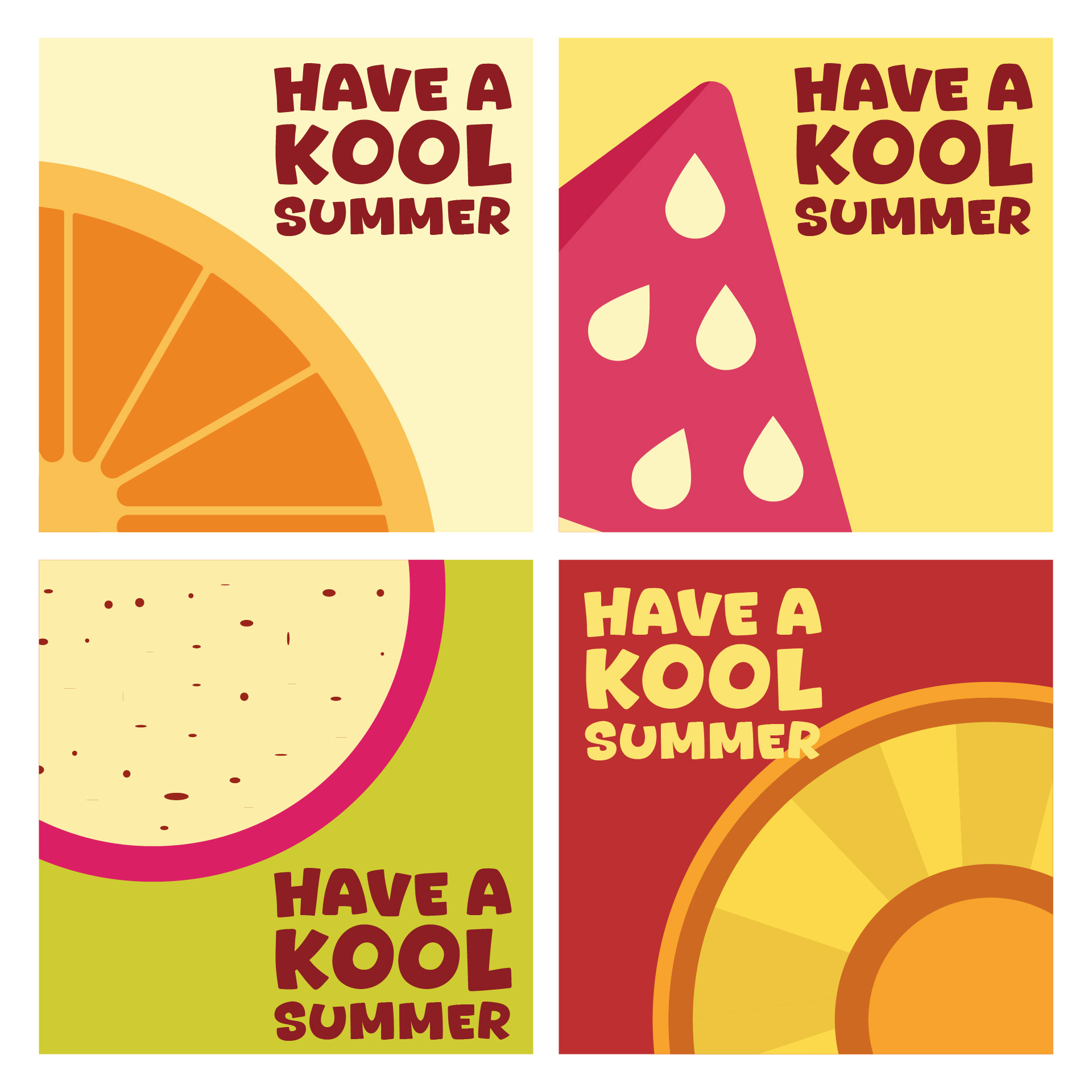 Have a Kool Summer Party Favor Tag