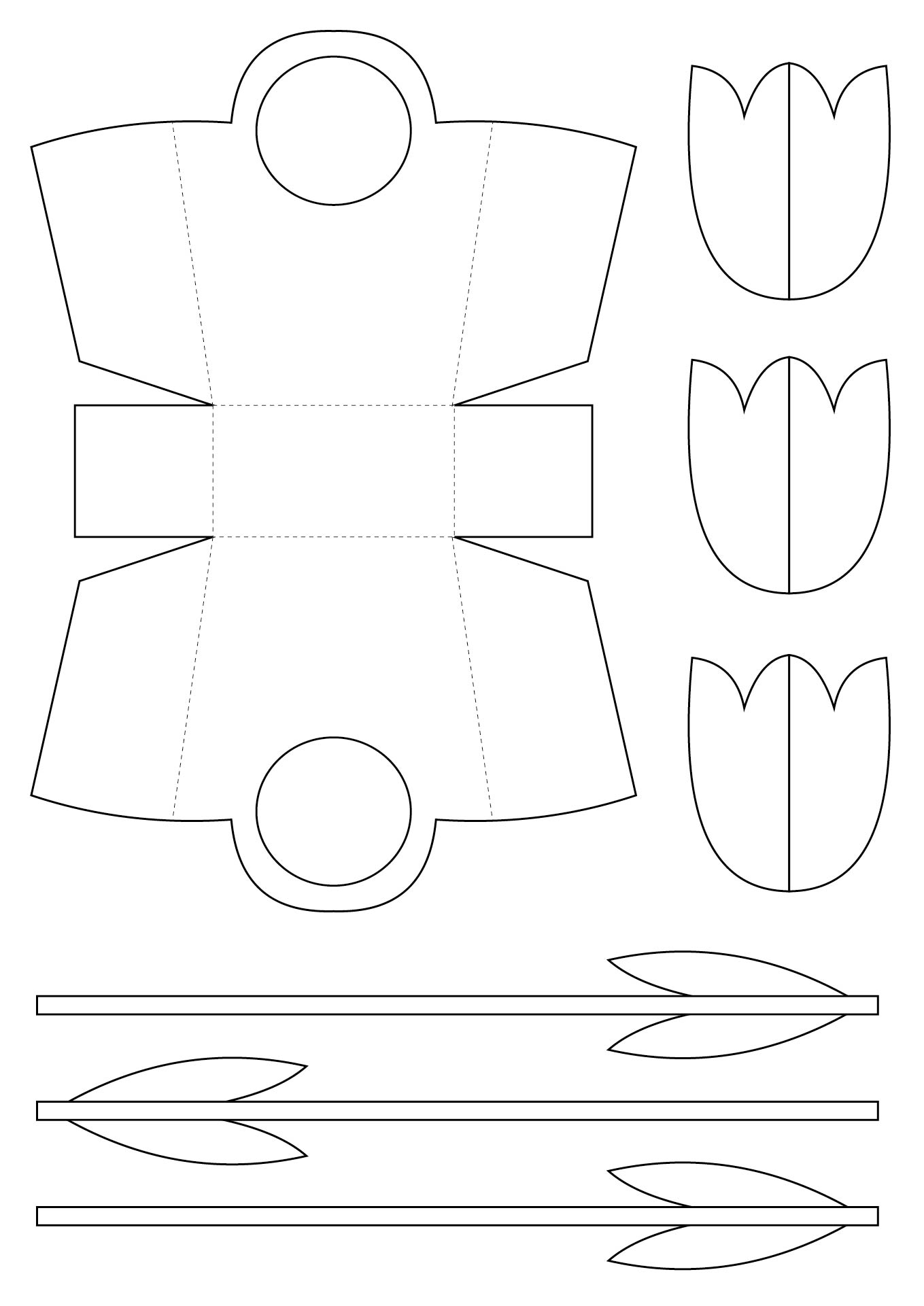 Homemade Tulip Easter Basket Pattern Ideas