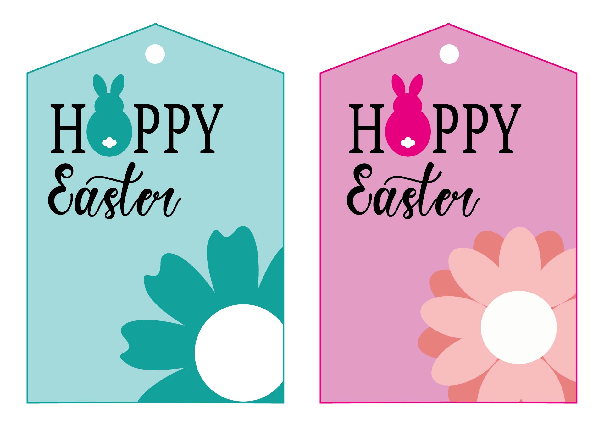 Hoppy Easter Egg Hunt Printable Tags
