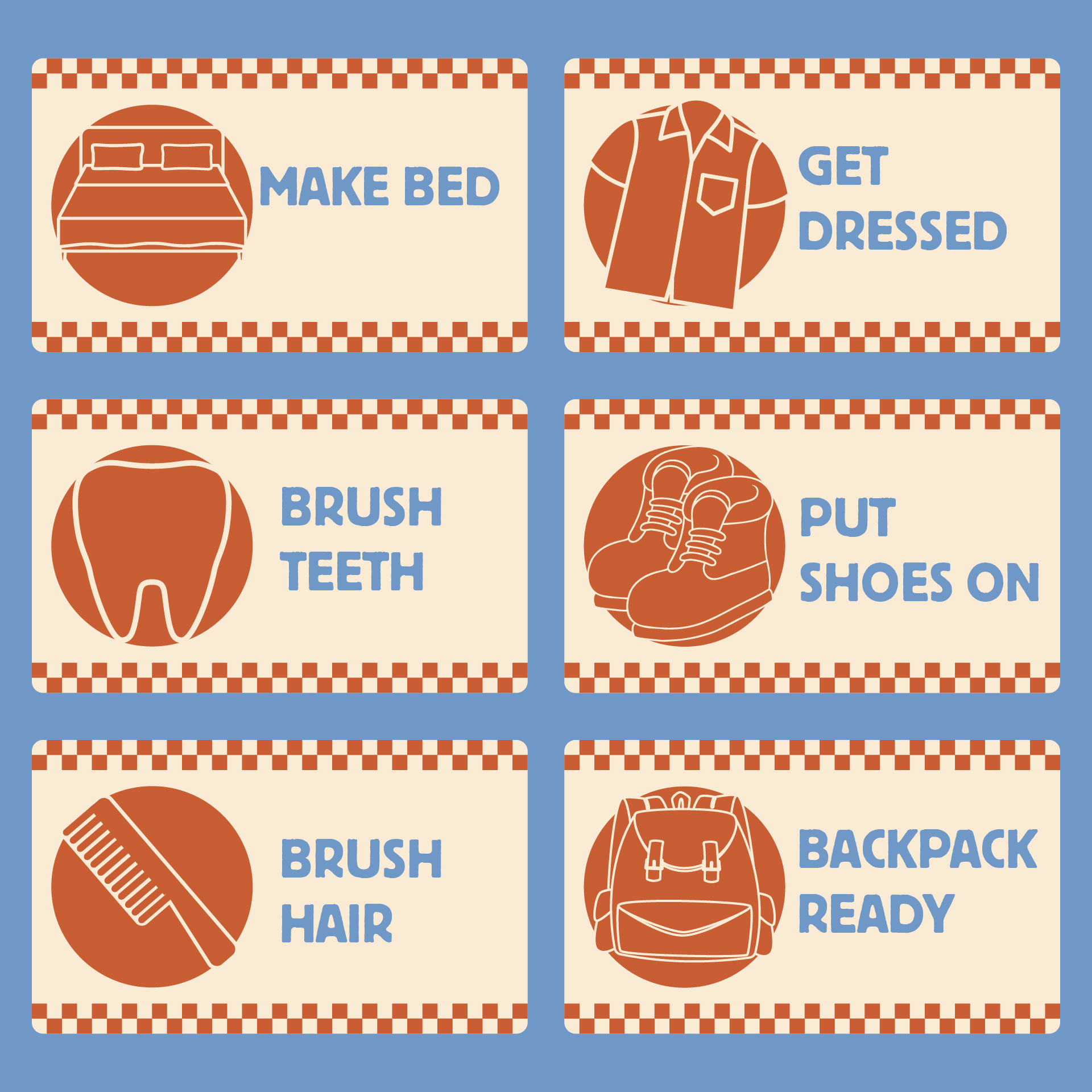 Kids Chore Chart Clipart
