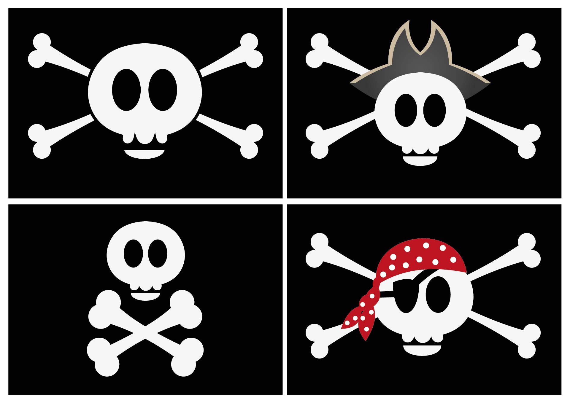 Kids Pirate Flag Printables