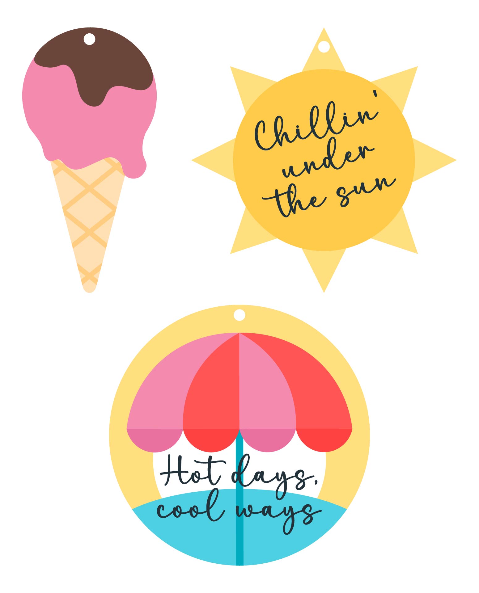 Kool Summer Goodie Bag Tag