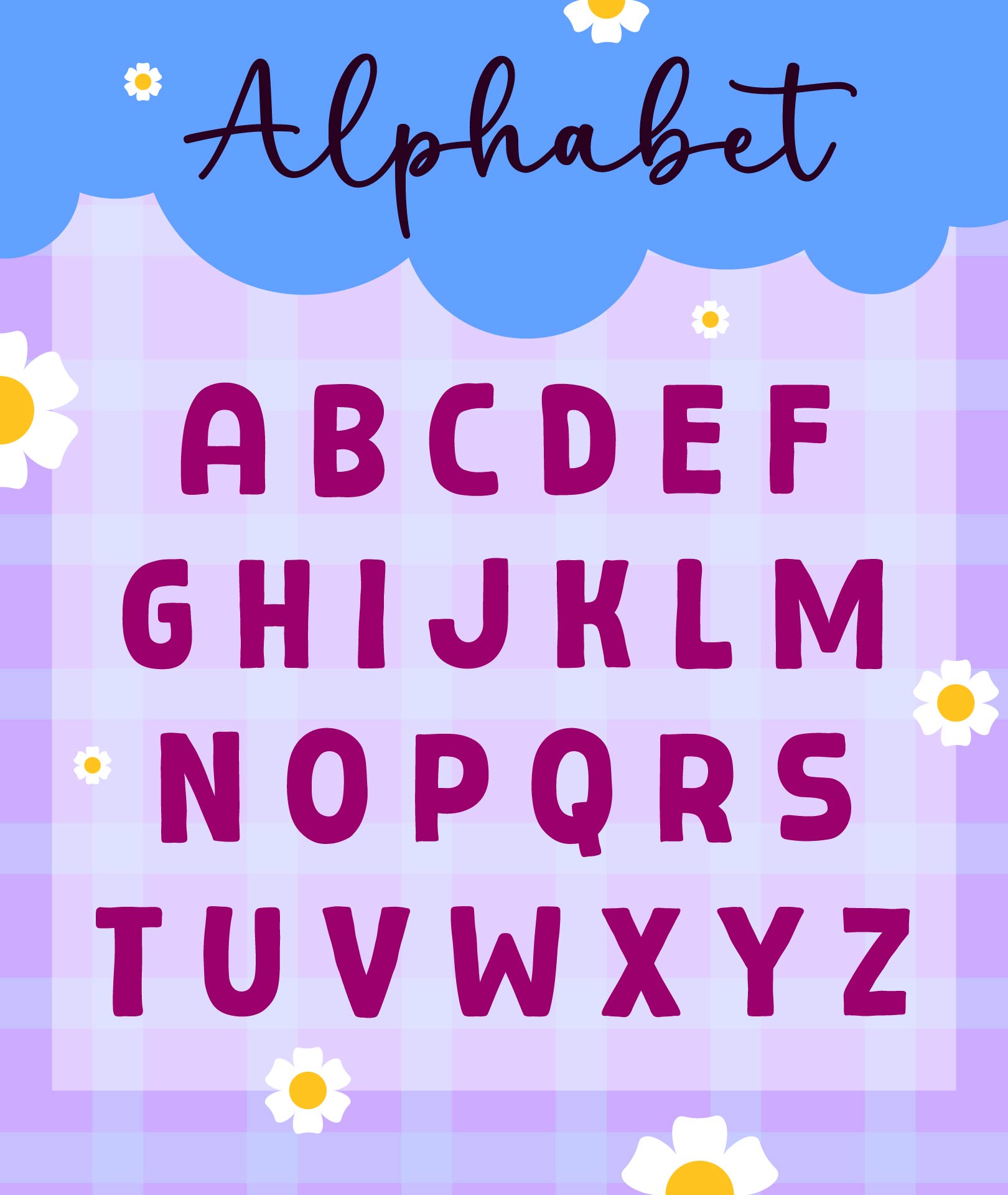 Large Printable Alphabet Letters