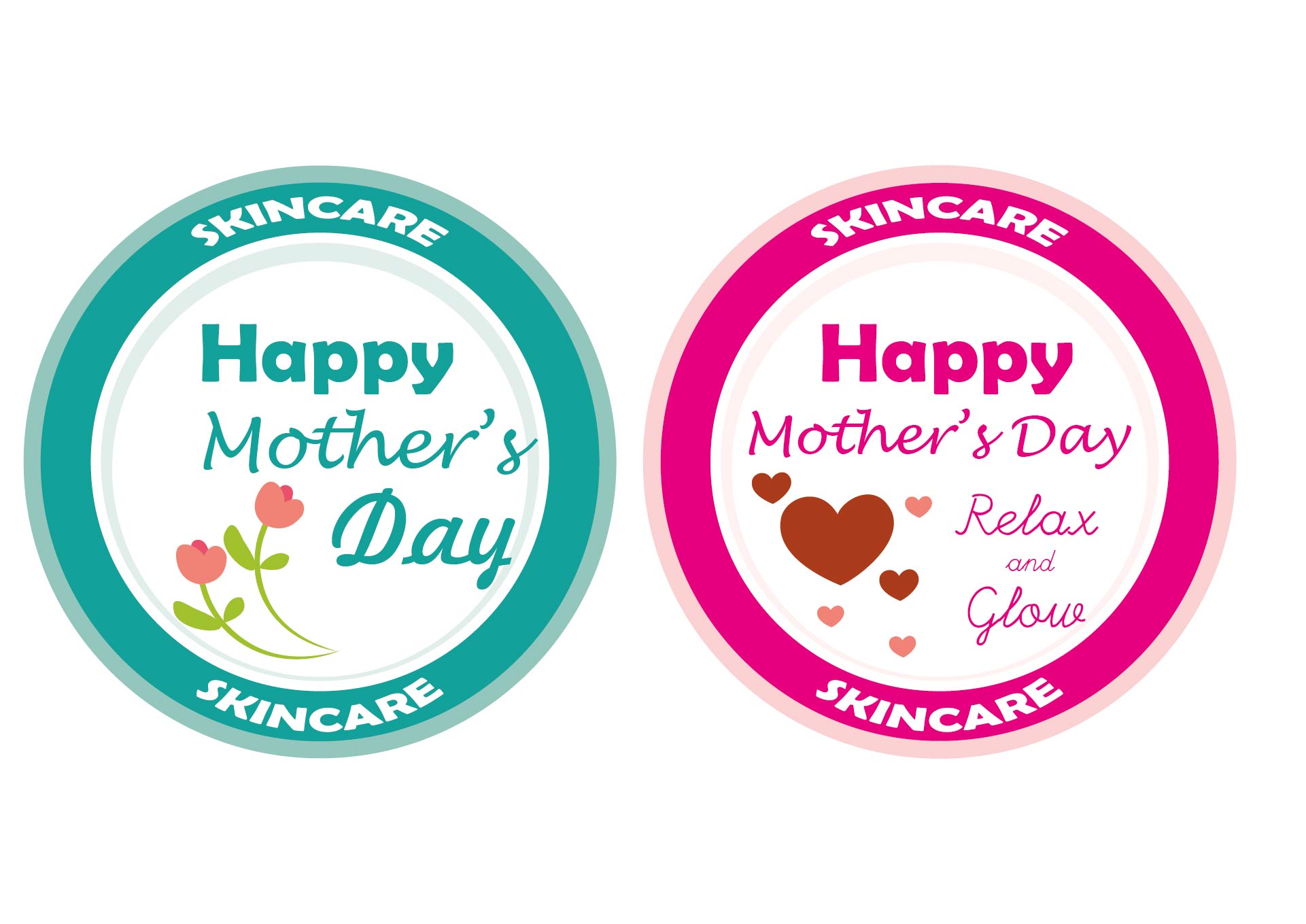 Mothers Day Homemade Skincare Labels Printable