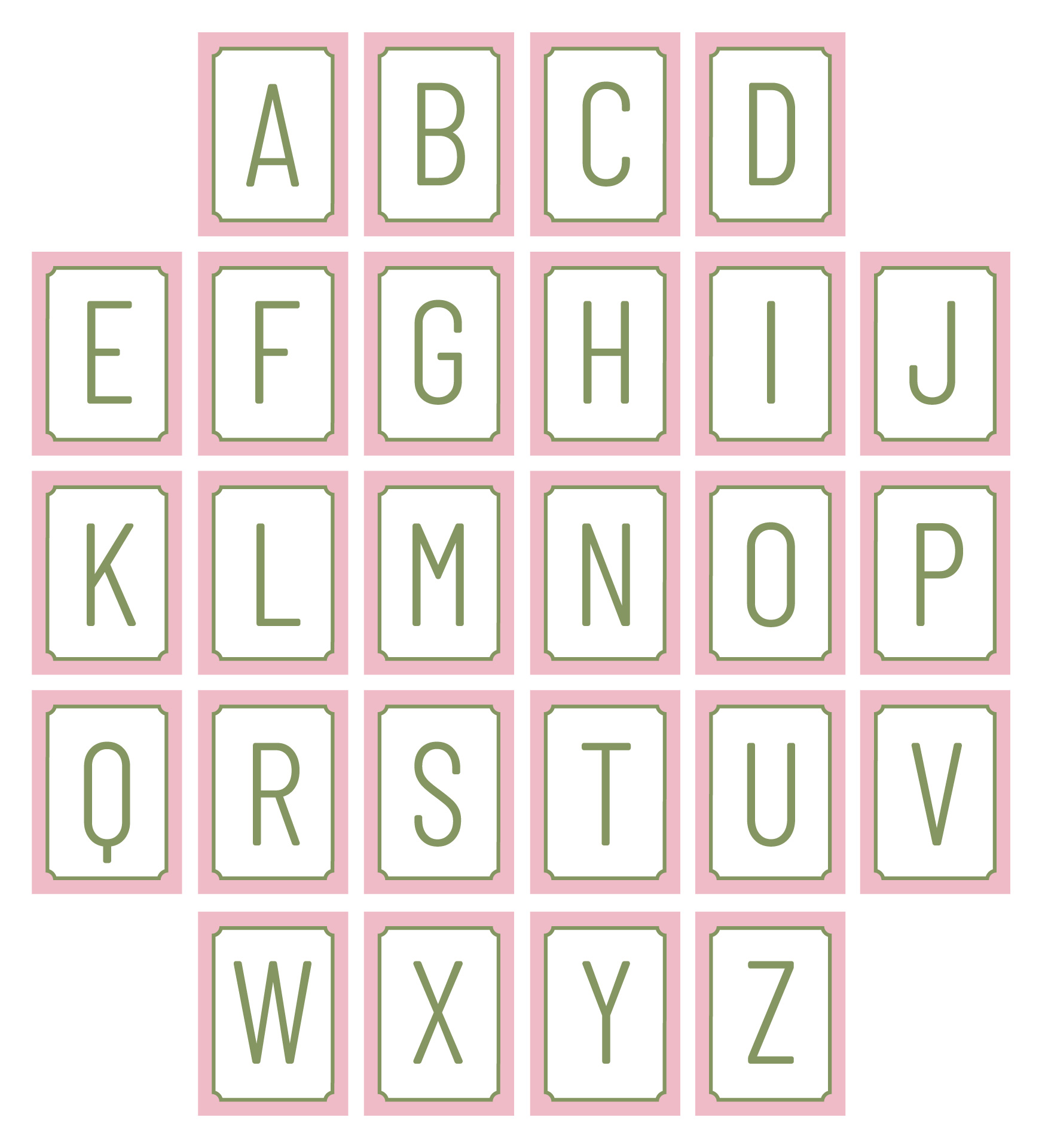 Oversized Alphabet Flash Cards for Toddlers