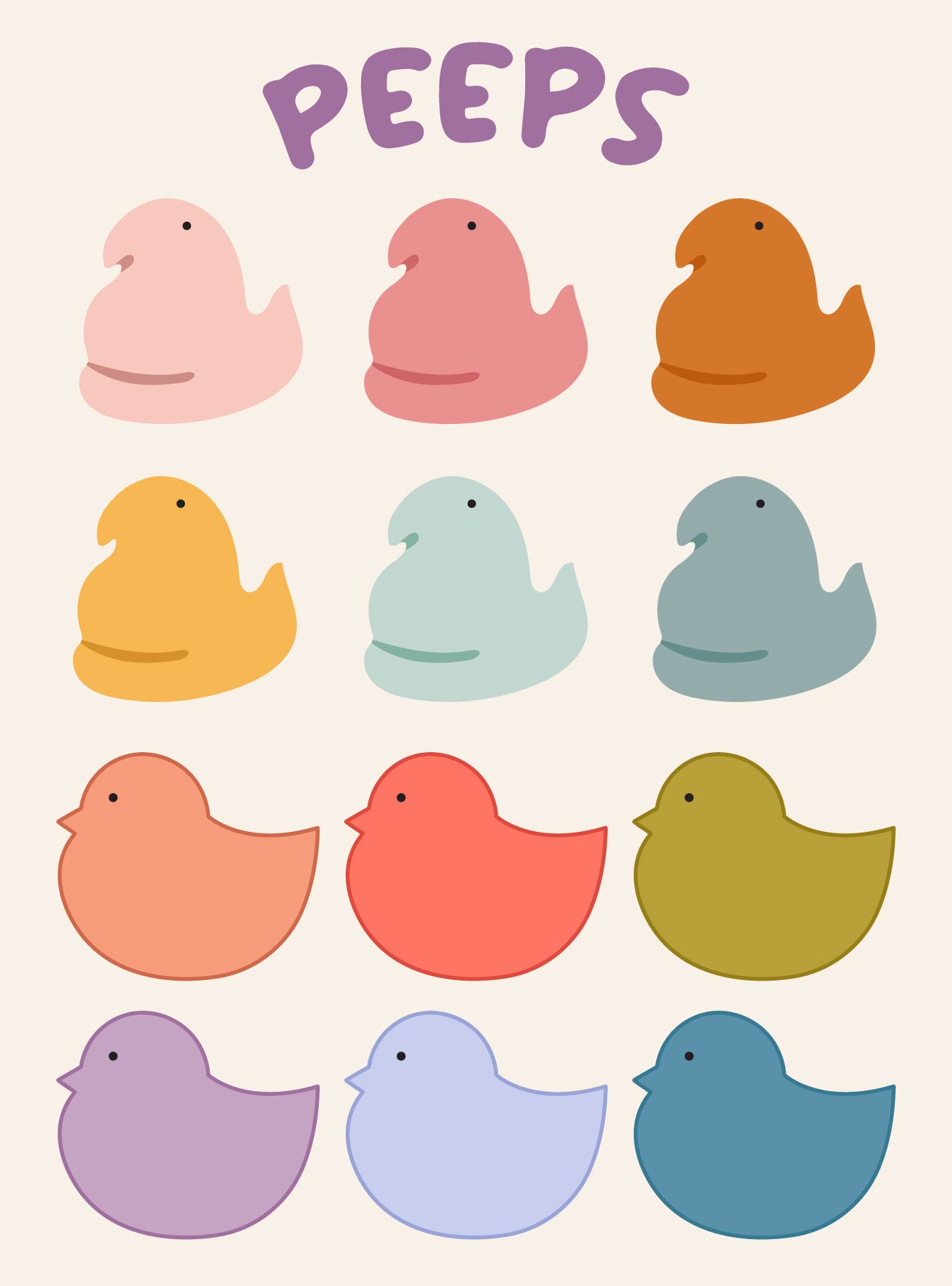 Peeps Chick Decoration Printable Peeps Chick Decoration Printable