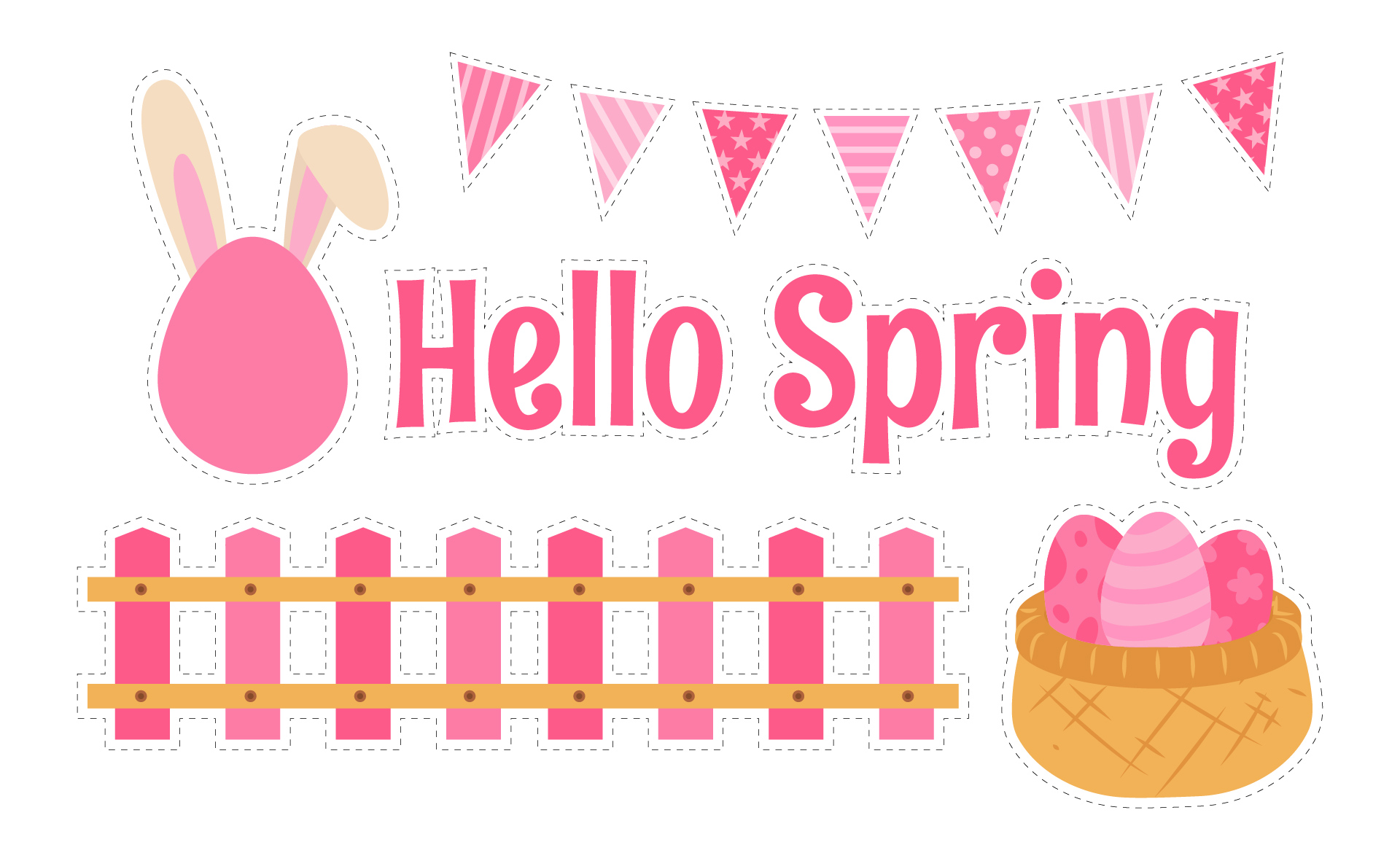 Pink Easter Bulletin Boards Pink Easter Bulletin Boards