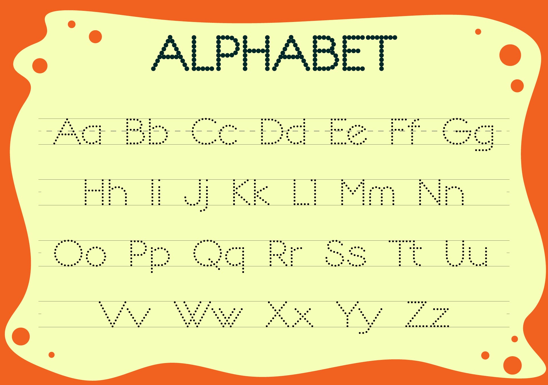 Printable Alphabet Tracing Letters